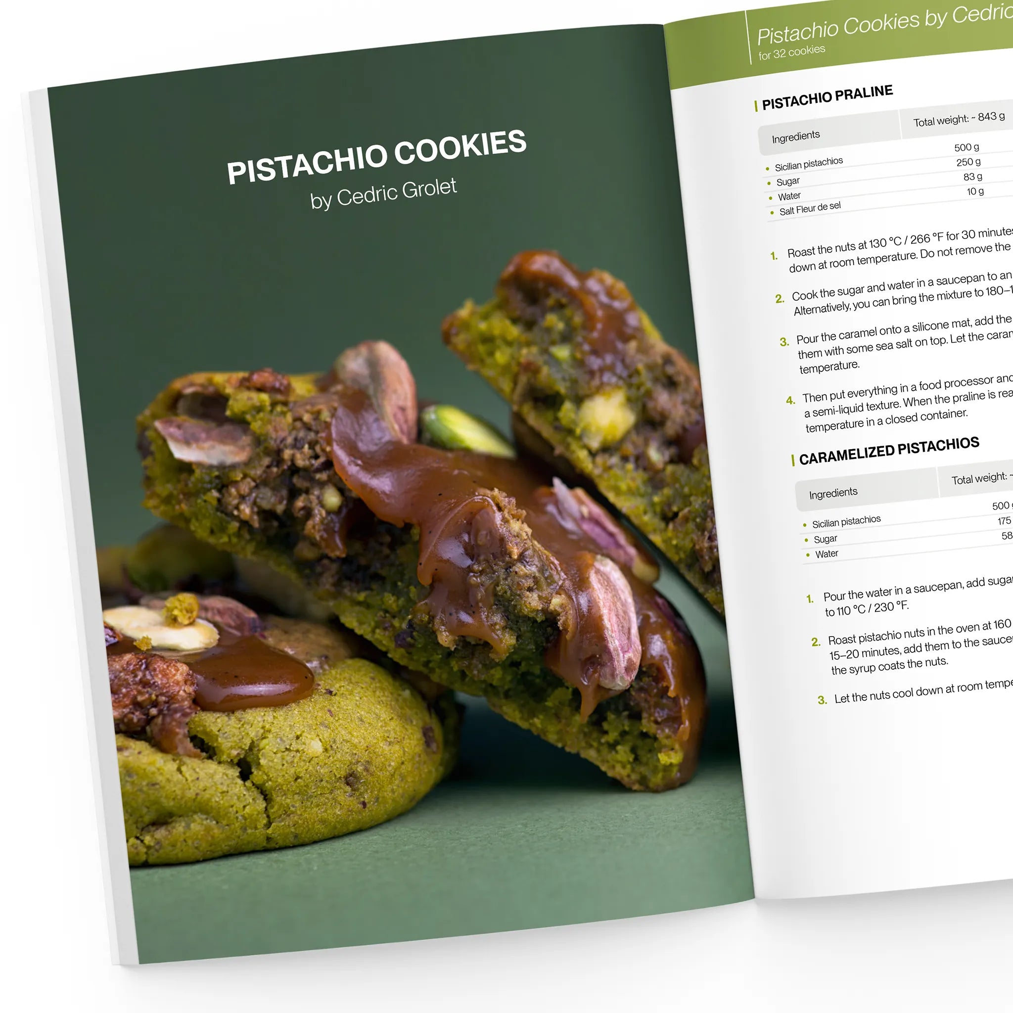 Pistachio cookies