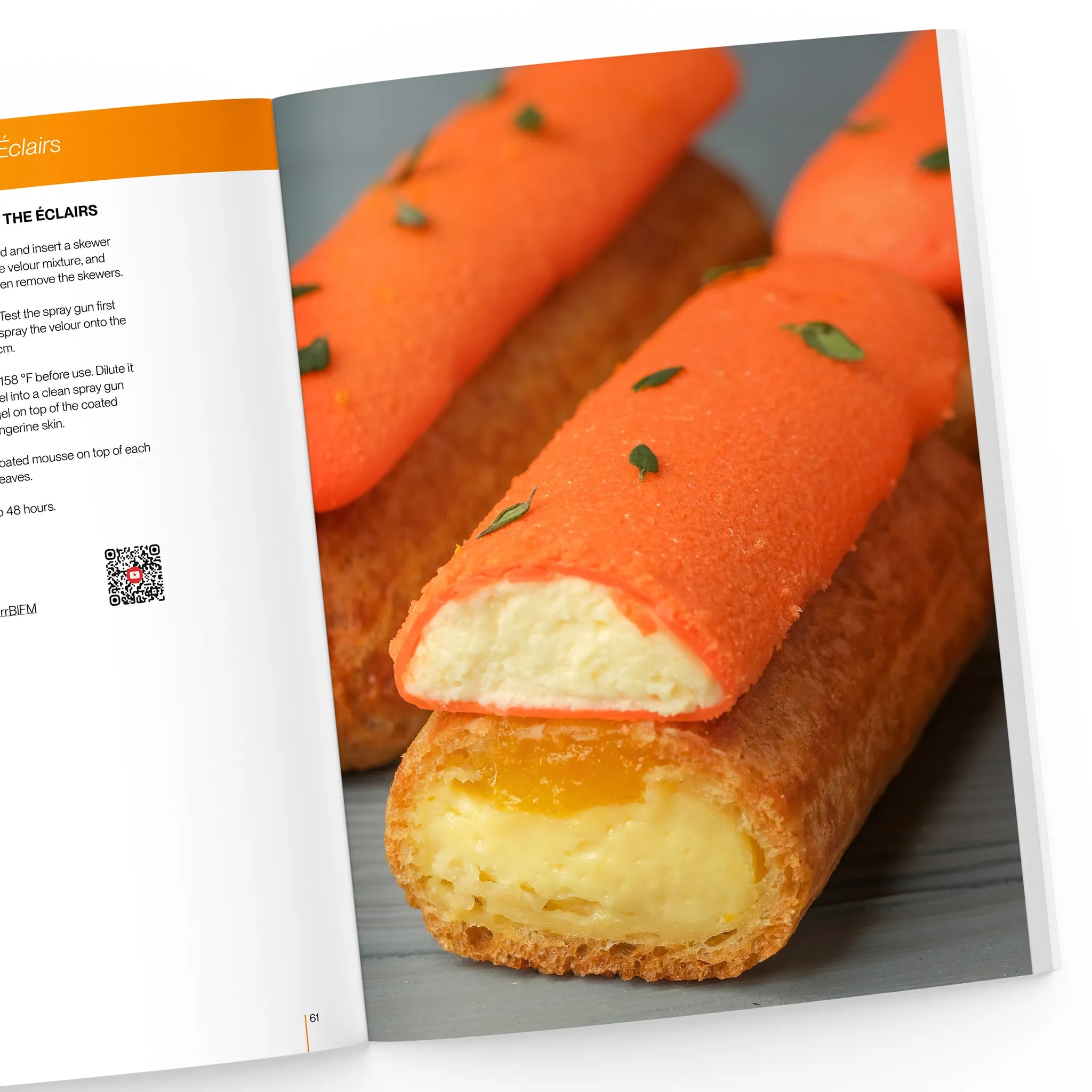 Orange and Tangerine eclairs recipe