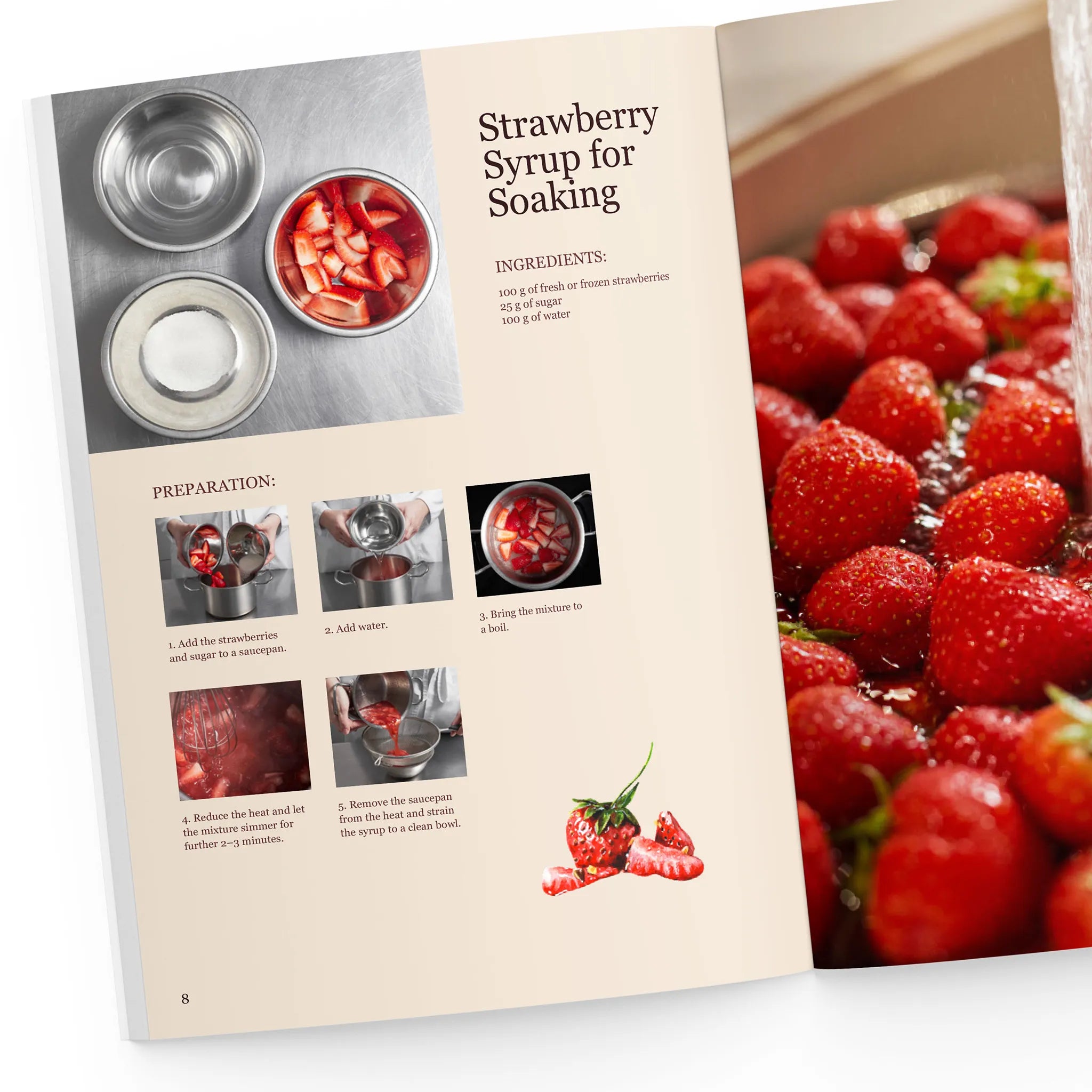 strawberry syrup