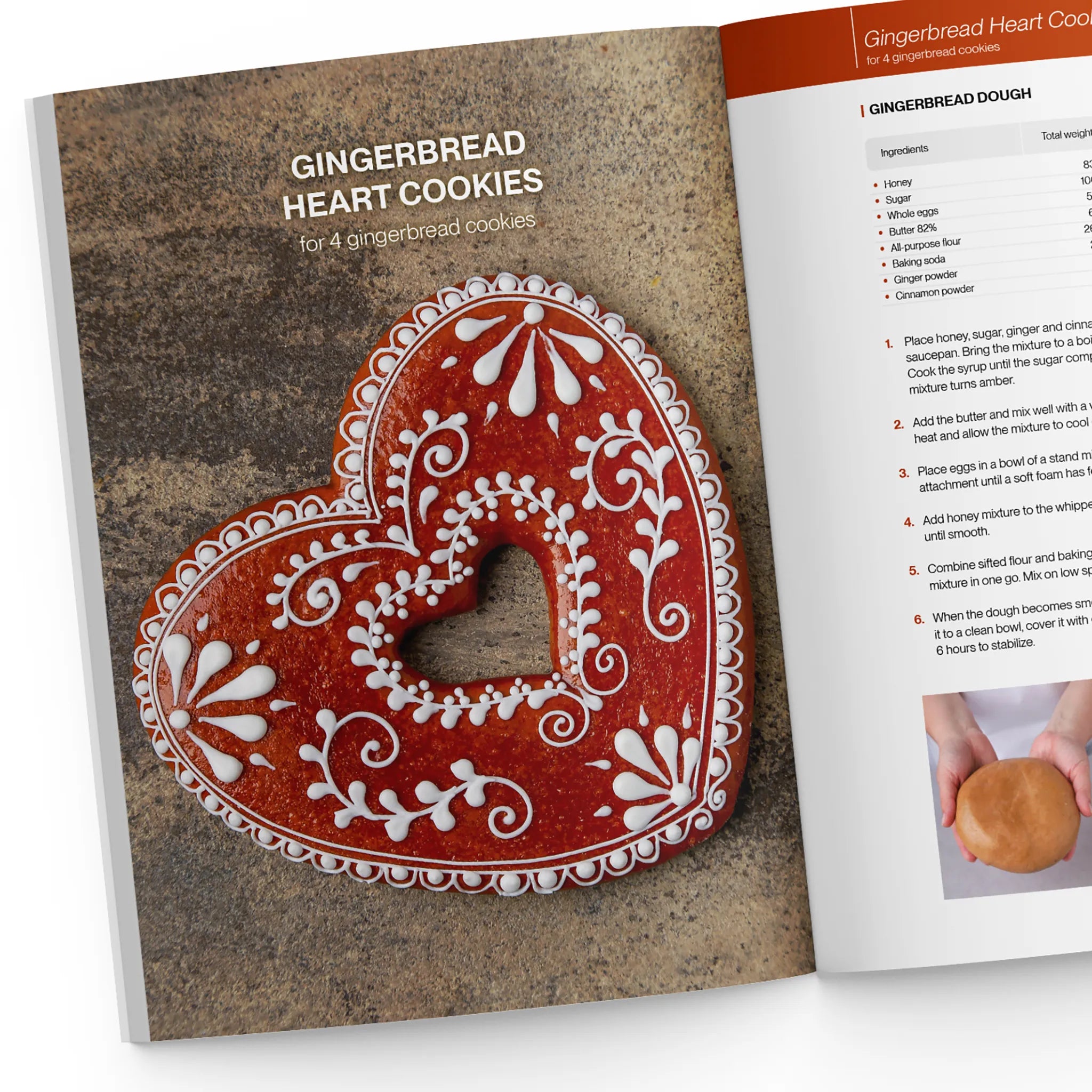 Gingerbread Heart Cookie
