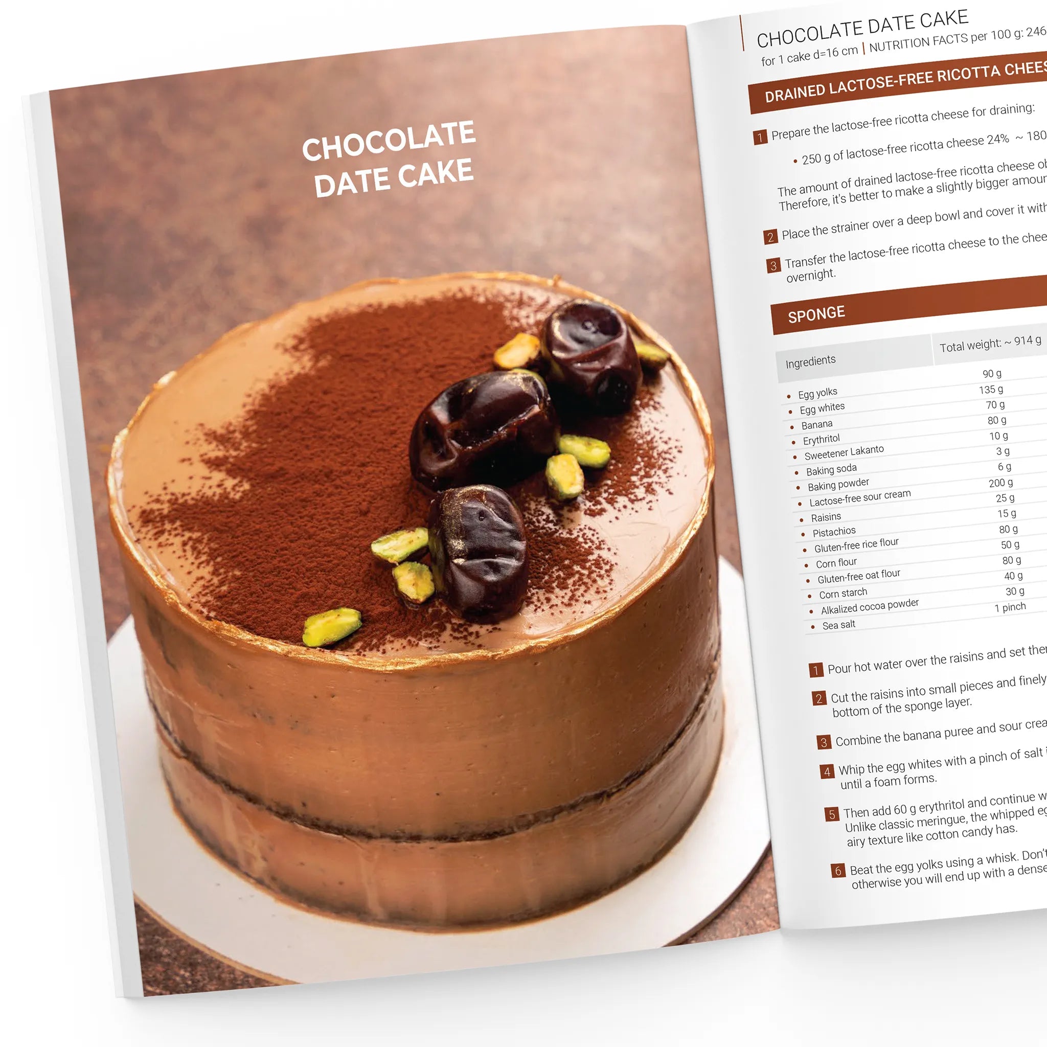 Lactose free cake