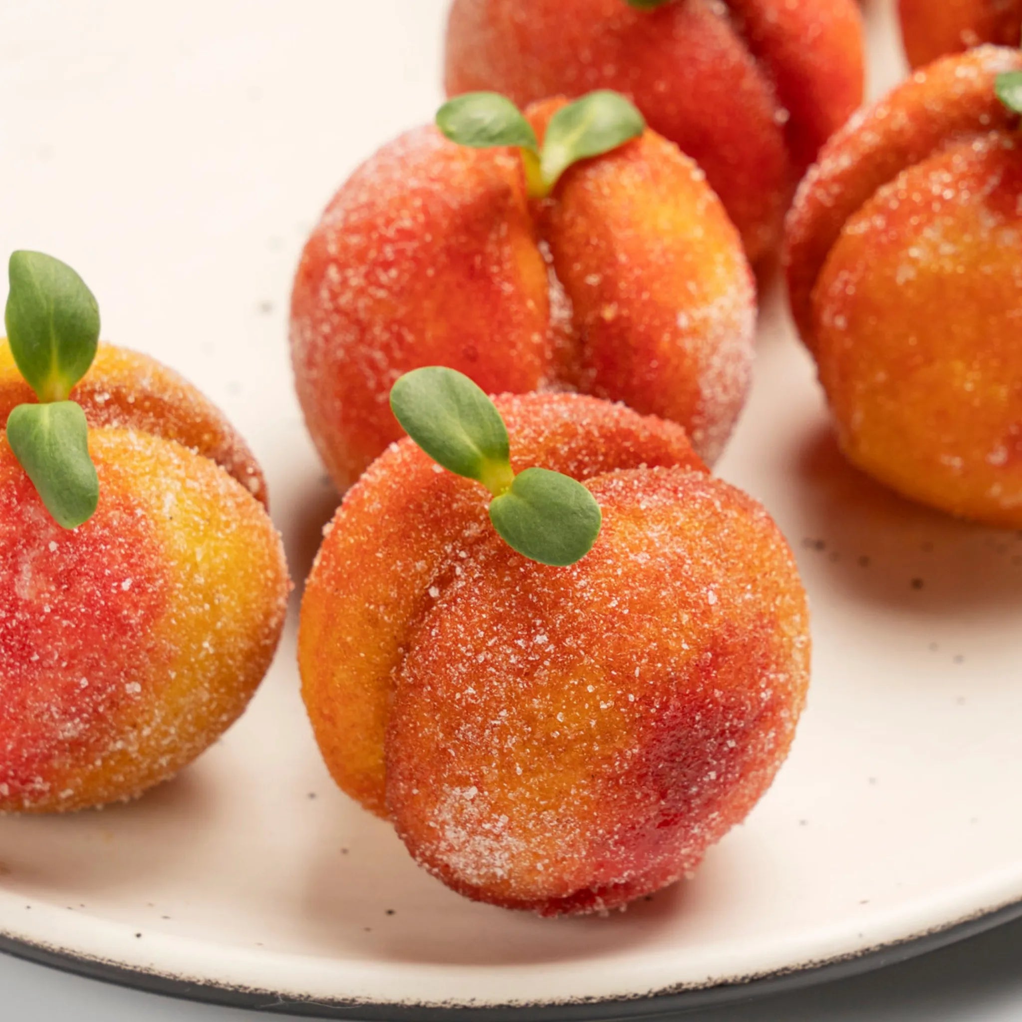 Individual peach cakes recipe