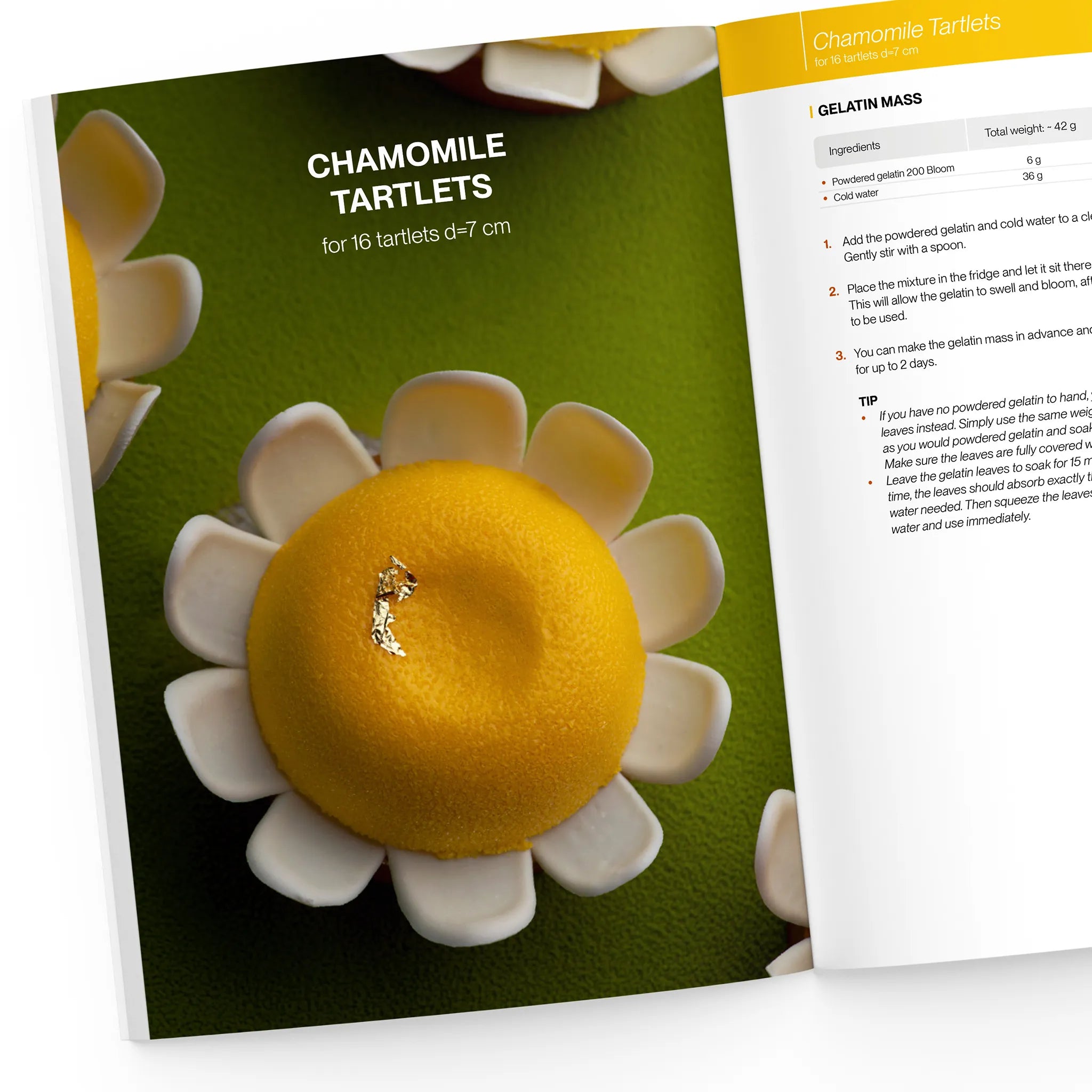 Chamomile tartlets