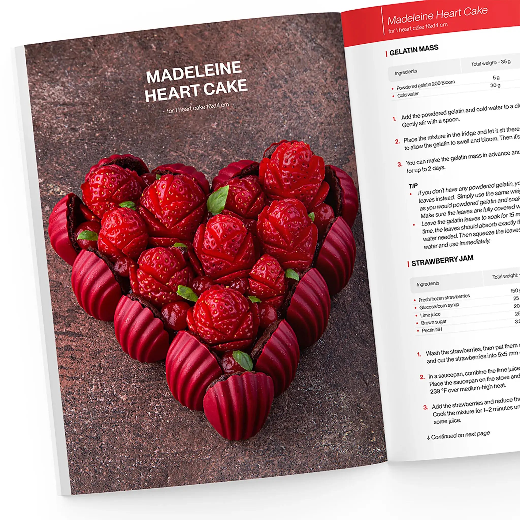 Madeleine Heart Cake recipe
