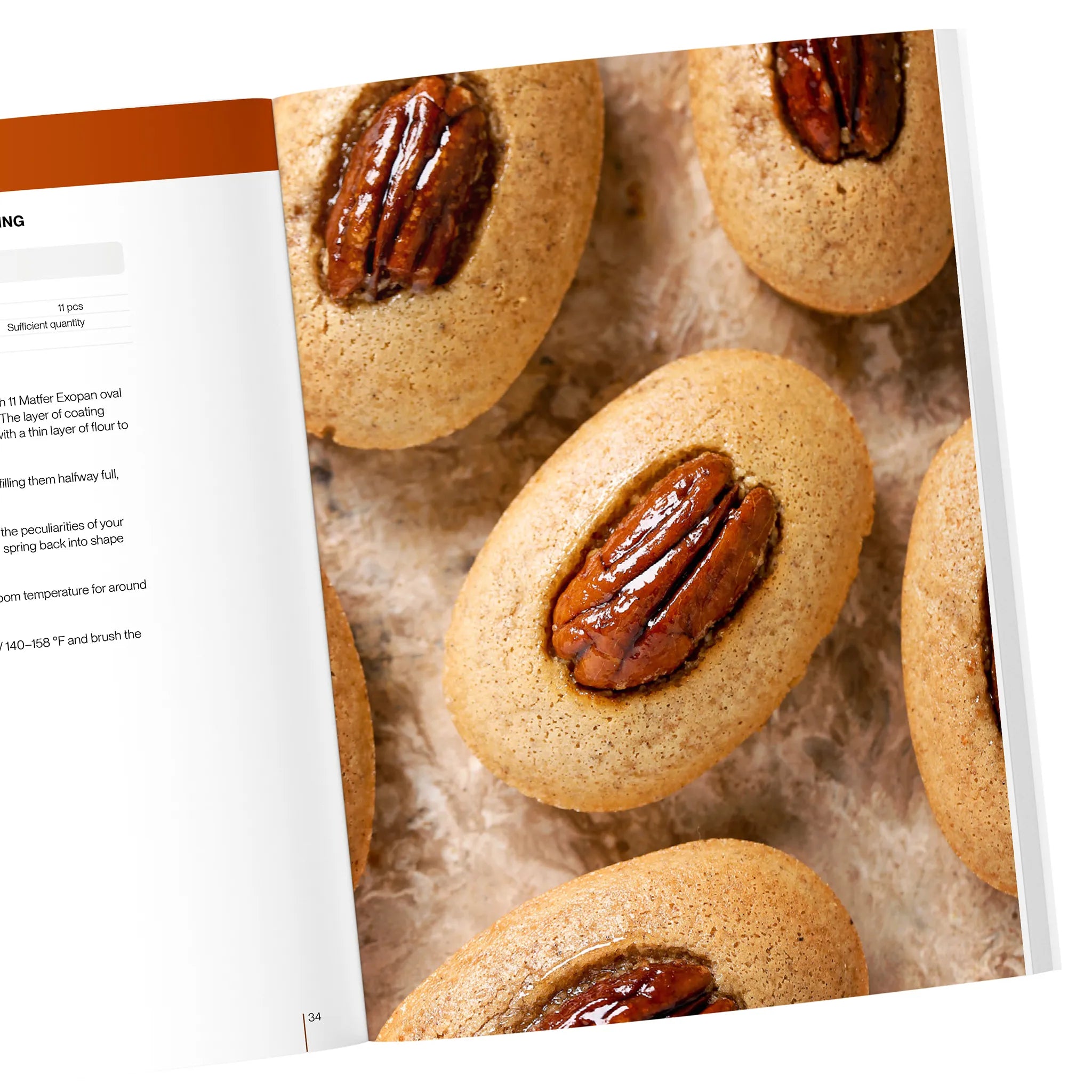 Pecan financier cookie recipe