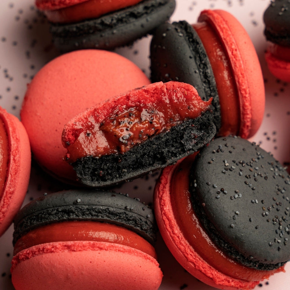 elegant macarons