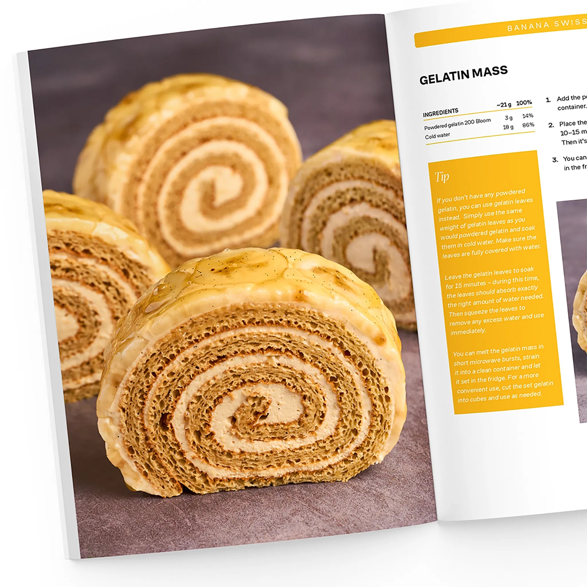 Banana Swiss Roll
