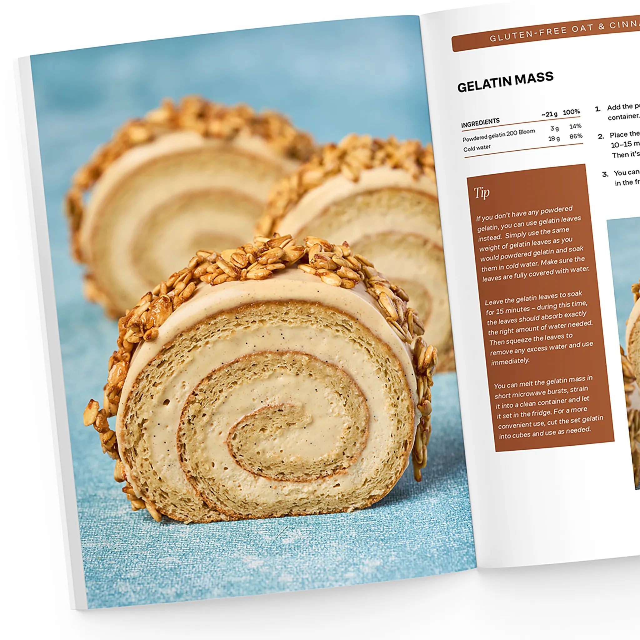 Gluten free cinnamon Roll Cake