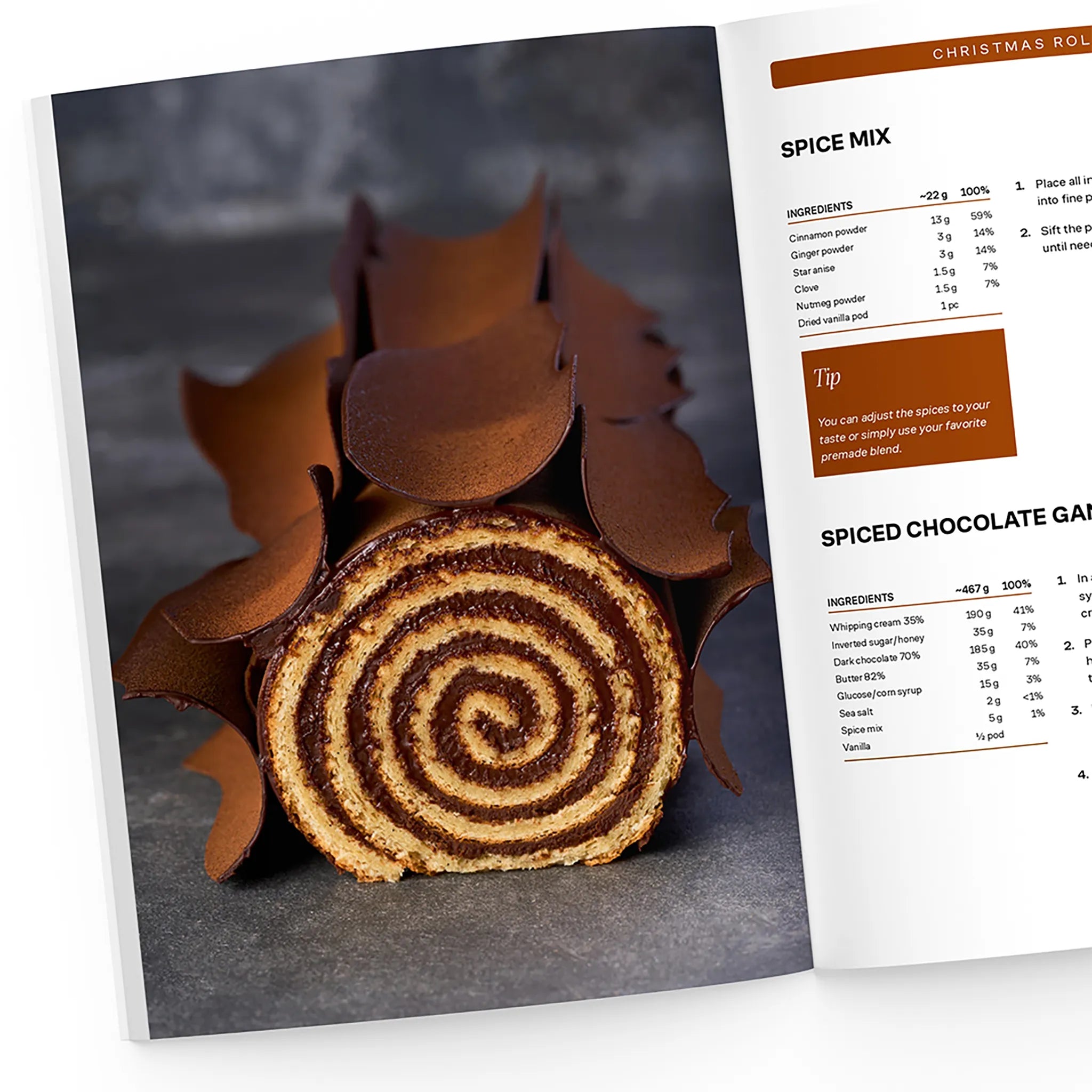 christmas cake roll