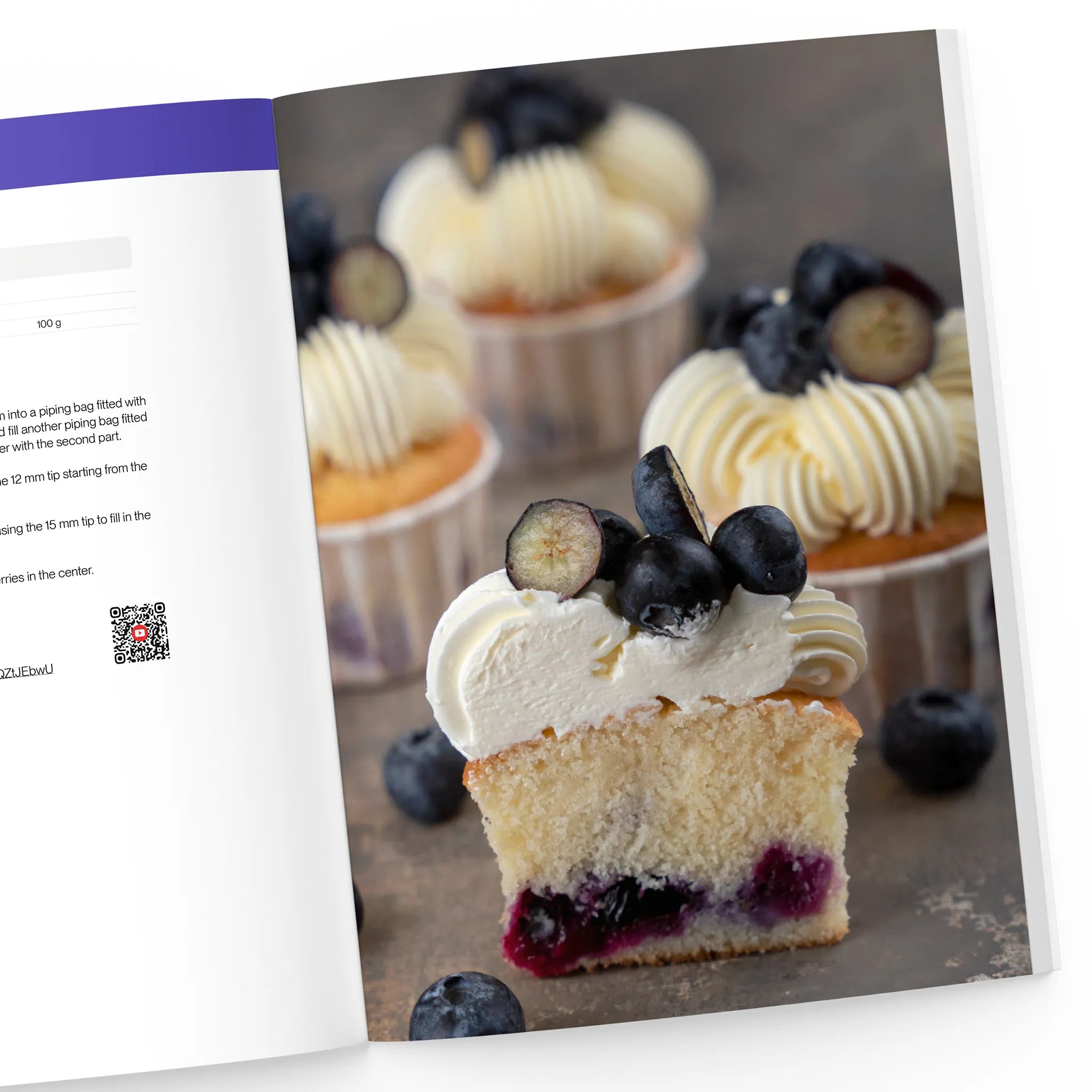 Blueberry cupcake recipe