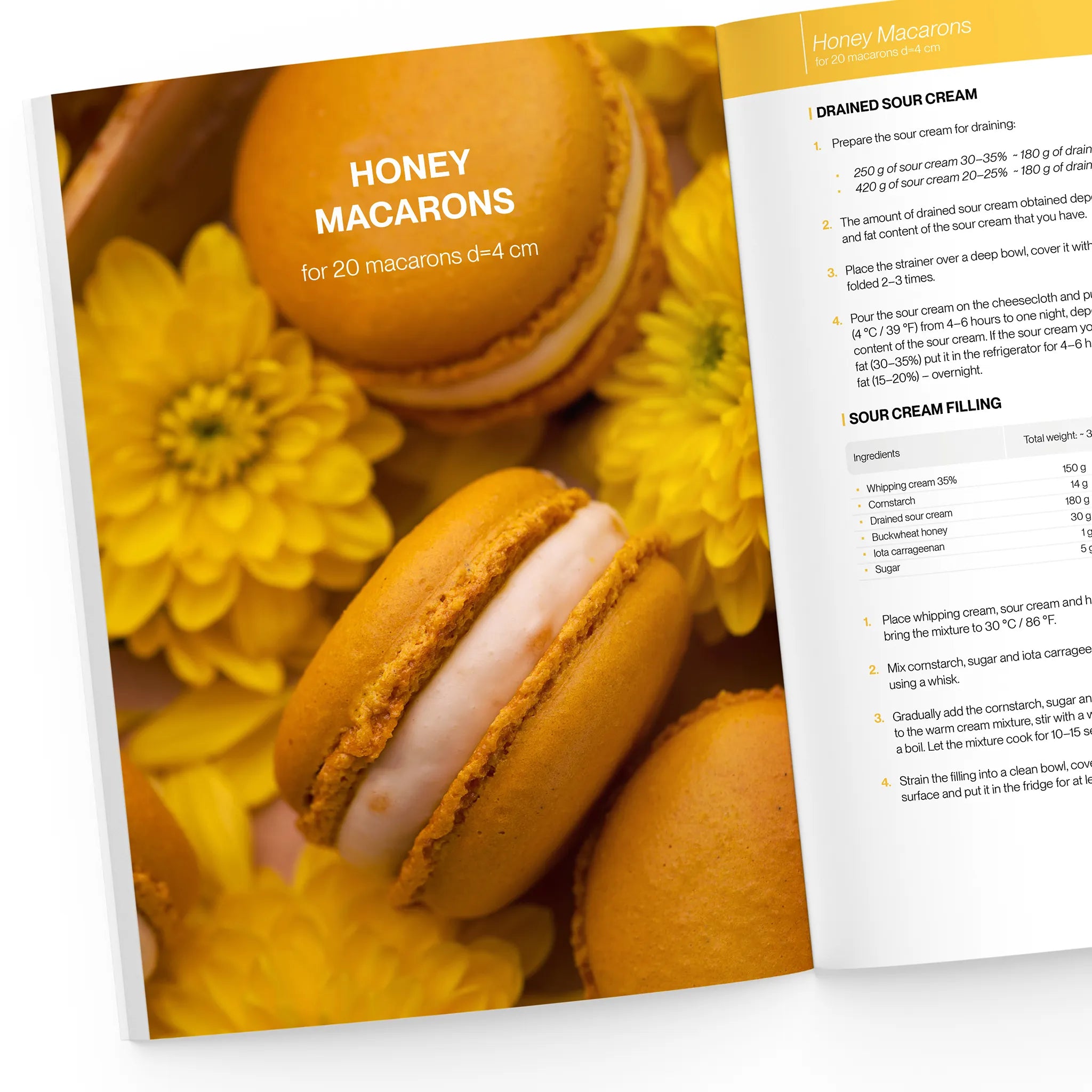 Honey macaron