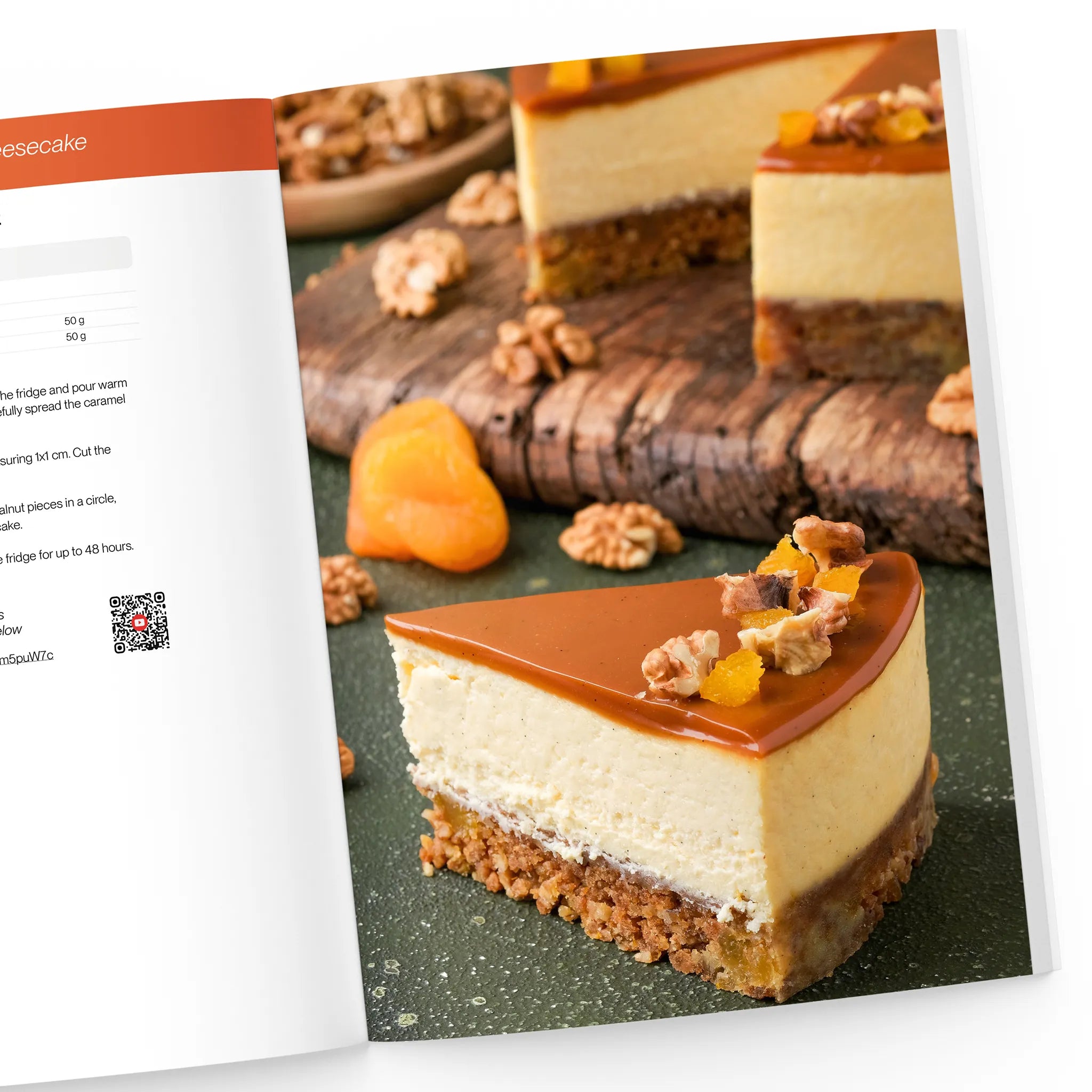 Apricot and Walnut Cheesecake recipe