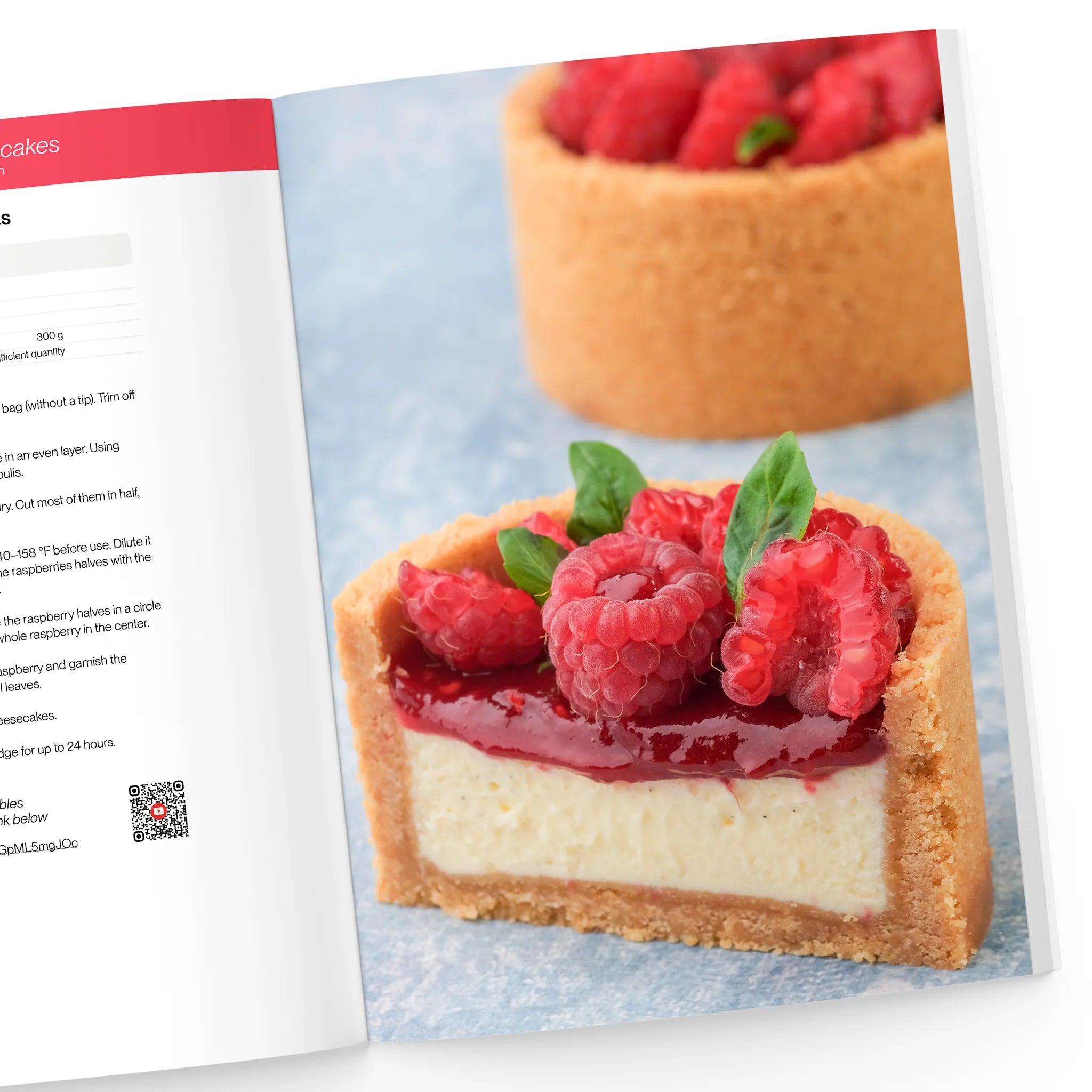 Raspberry mini cheesecake recipe