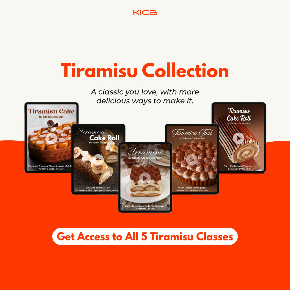 Tiramisu video classes