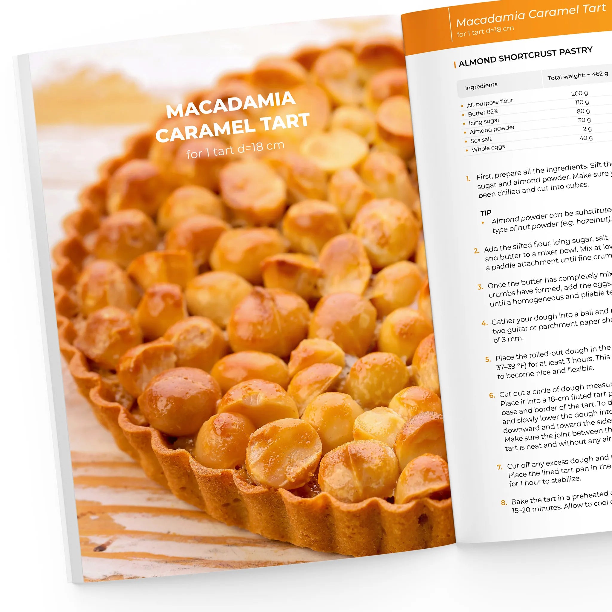 Macadamia Caramel Tart