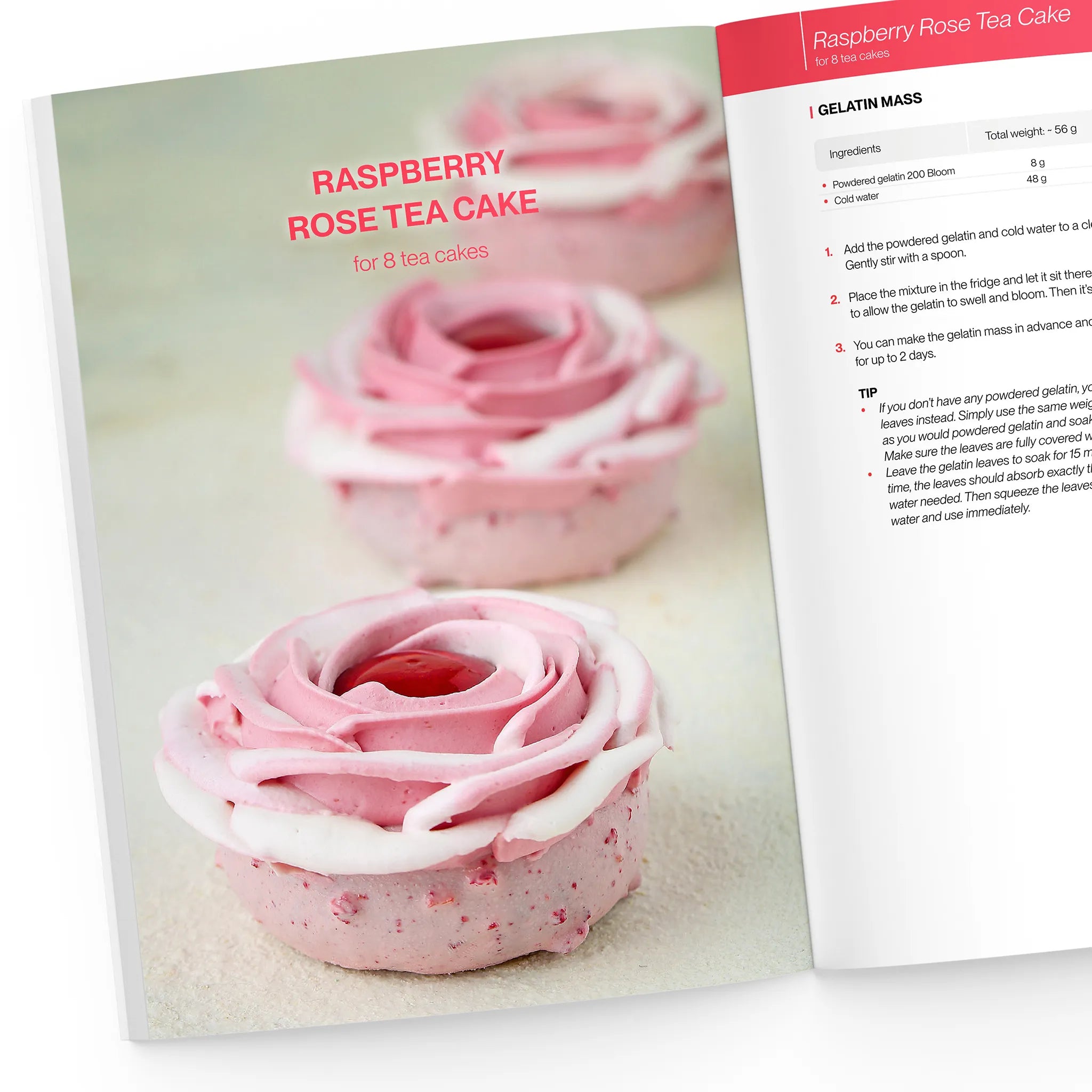 Raspberry Rose Tea Cake