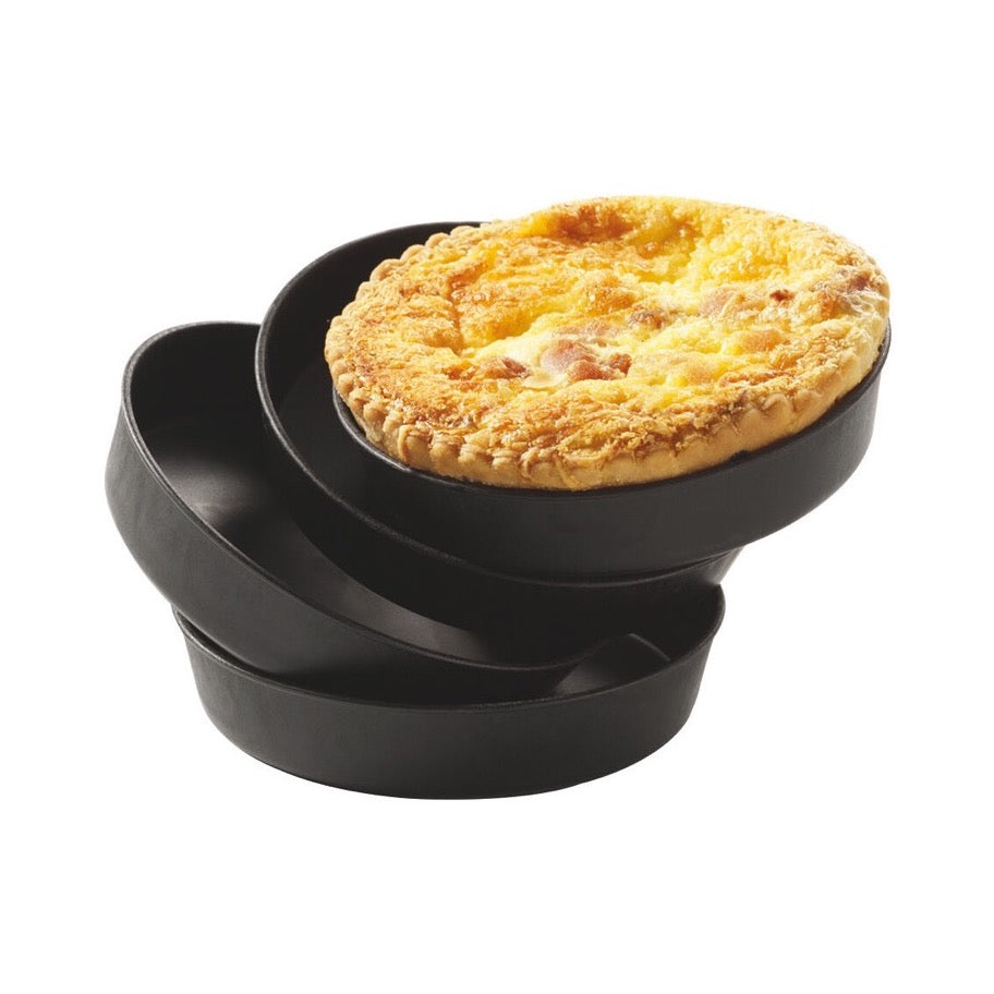 [square-20260422] 12 Exoglass Individual Tartlet Tins Height 2 cm