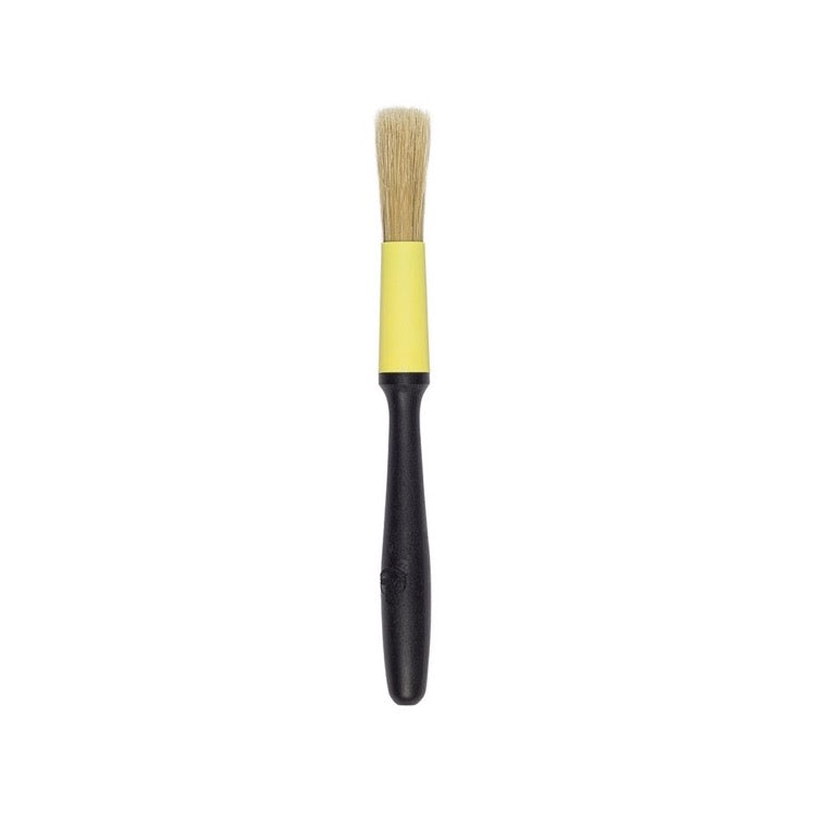 [square-20260422] Round Basting Brushes Natural Bristles 6 cm Diameter 1.5 cm