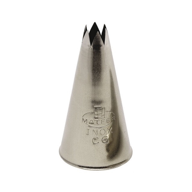 [square-20260422] Stainless Steel Open Star Tips