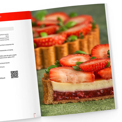 Strawberry cheesecake tart 