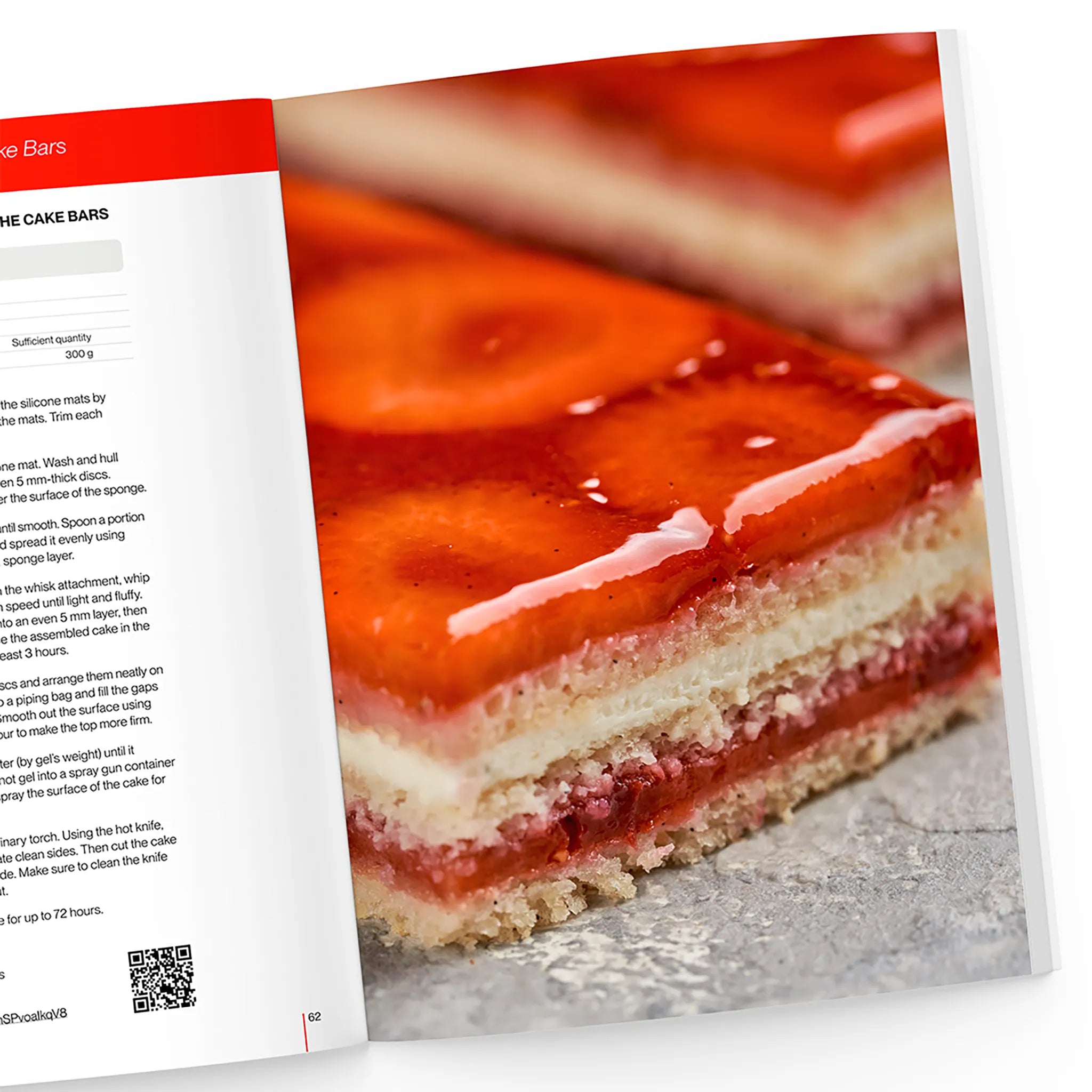 Strawberry and Almond Cake Bars recipe