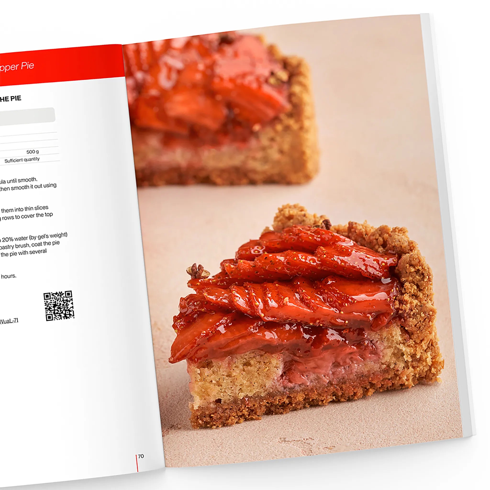 Strawberry and Sichuan pepper pie recipe