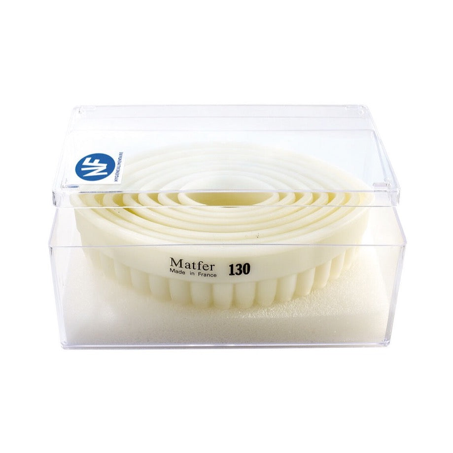 [square-20260422] Exoglass Box of 7 Oval Fluted Cutters