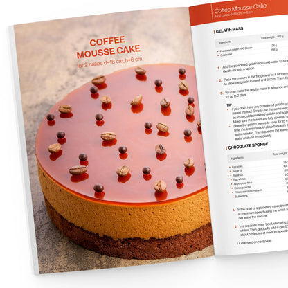 Coffee mousse cake