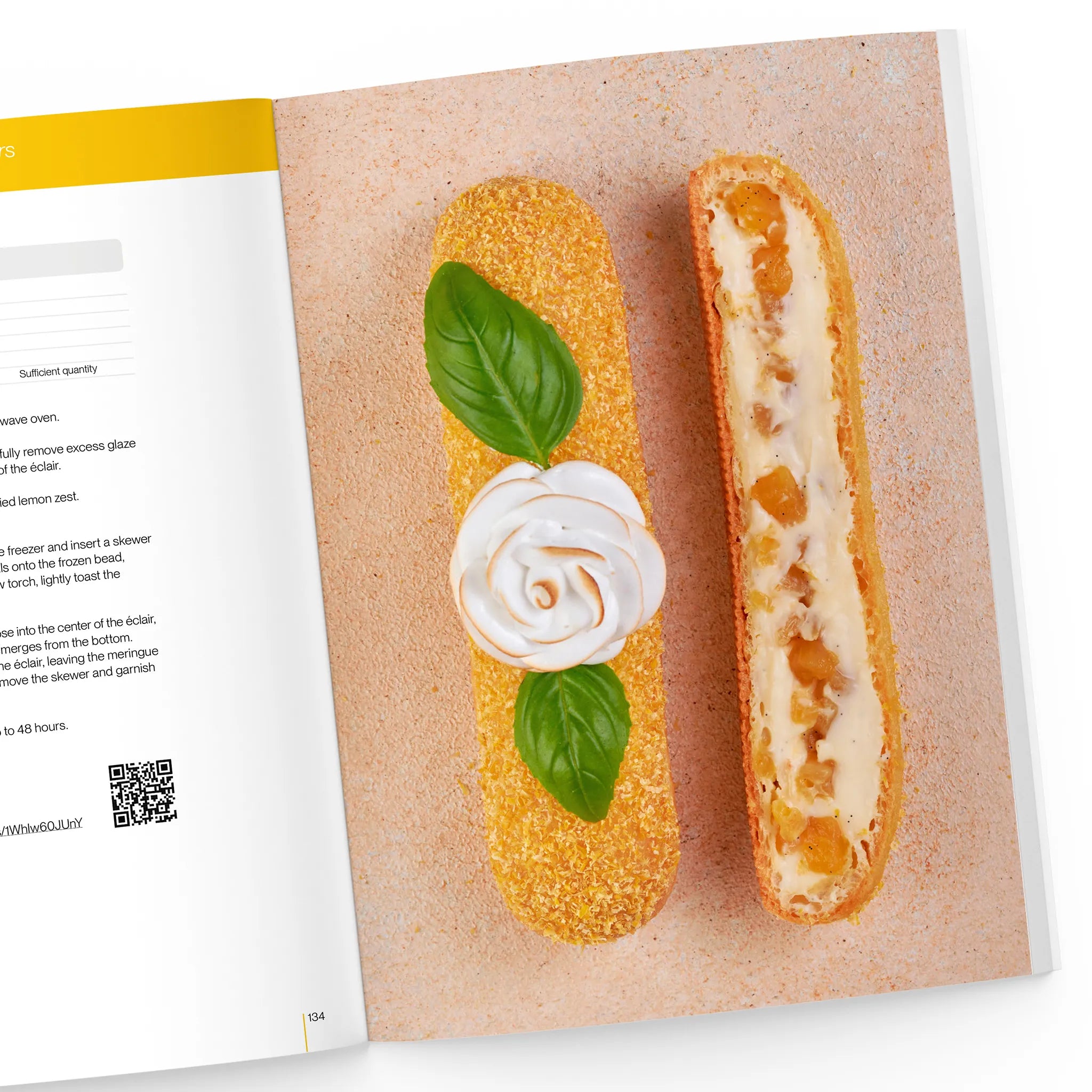 Pineapple and Lemon Éclairs recipe