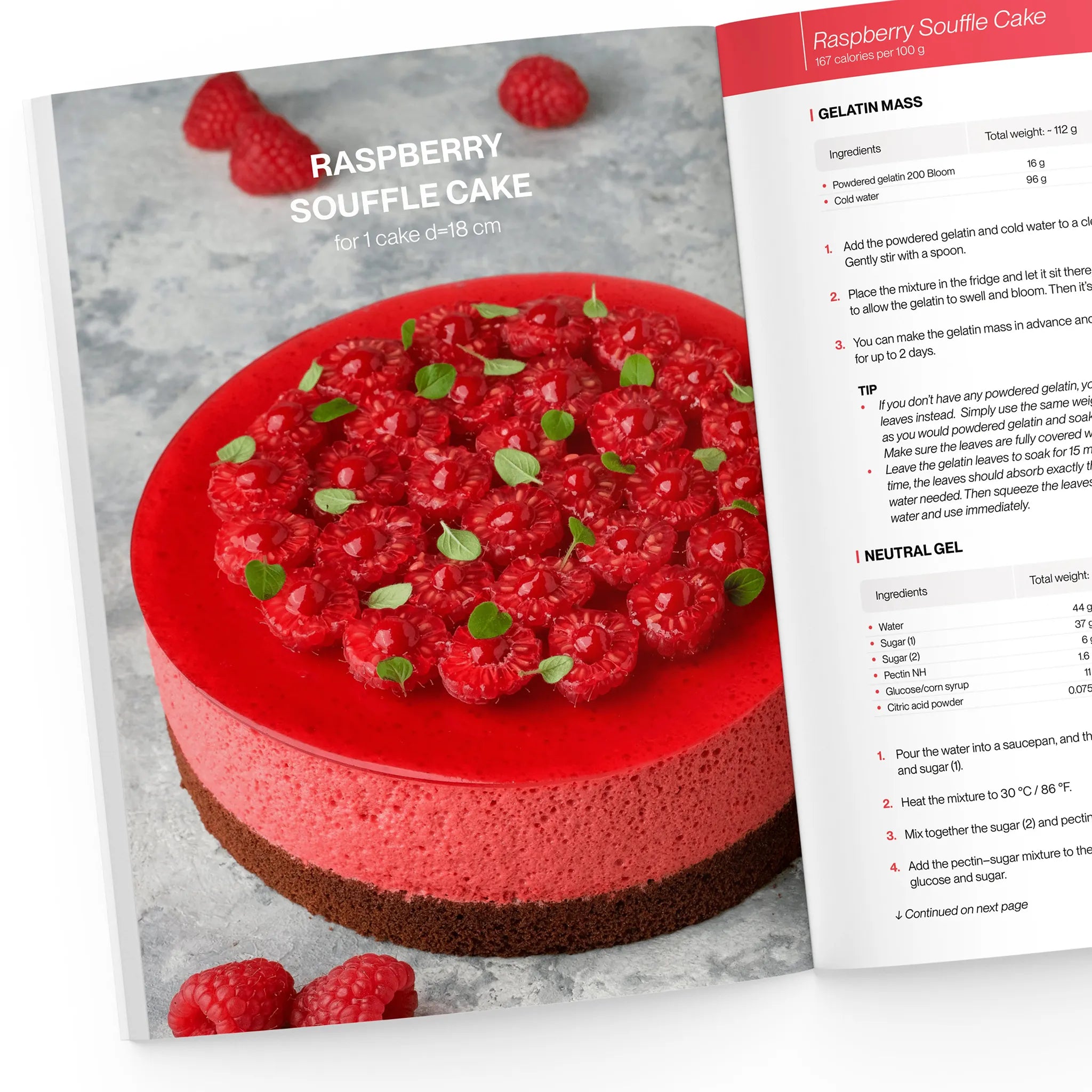 Raspberry souffle cake recipe