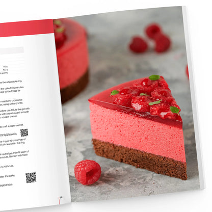Raspberry souffle cake 
