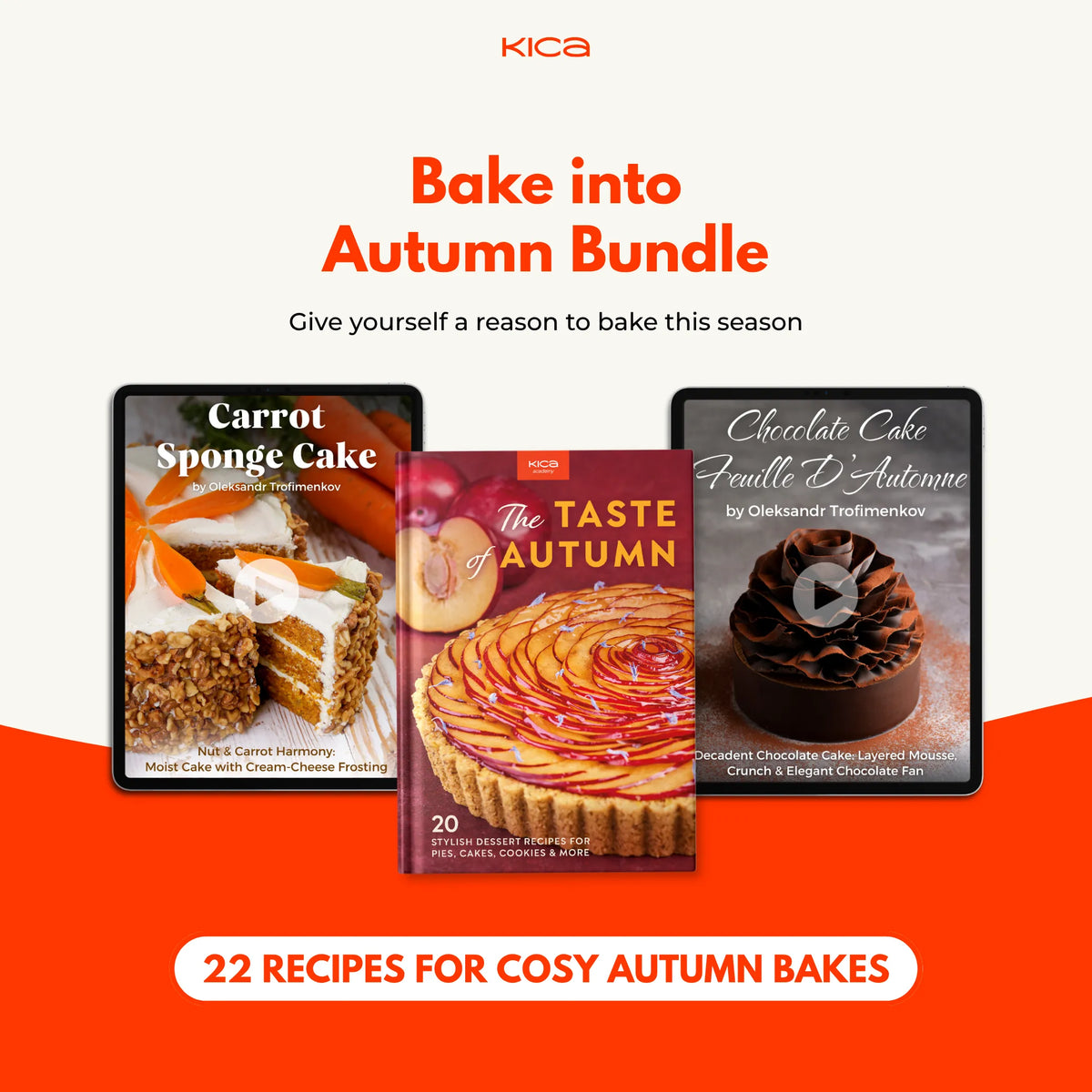 Autumn baking recipes and video classes