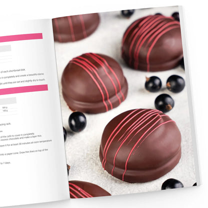 Glazed blackcurrant zefir  