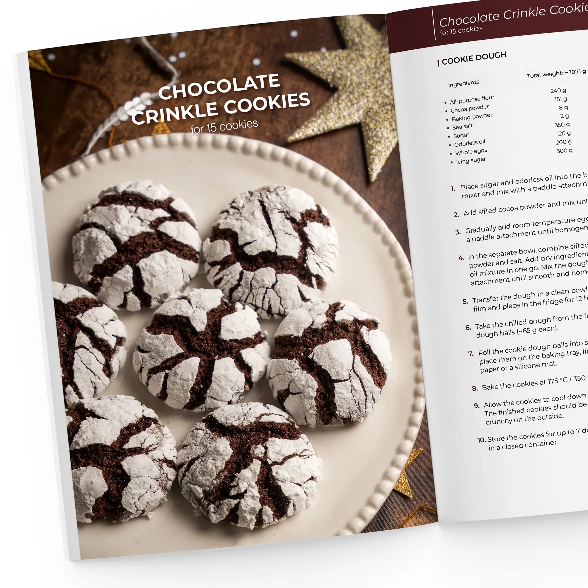 chocolate christmas cookies