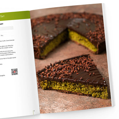 Chocolate and Pistachio Tart
 recipe