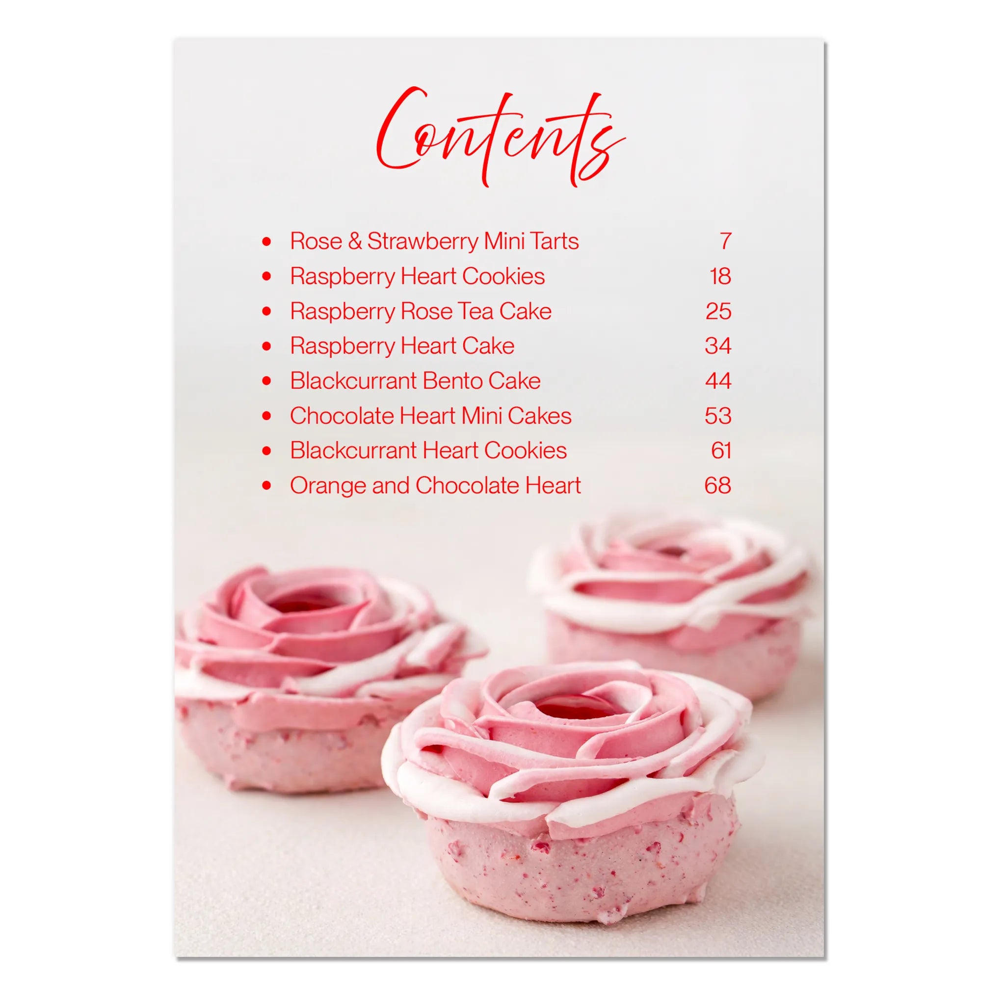 Valentine's Desserts baking ebook