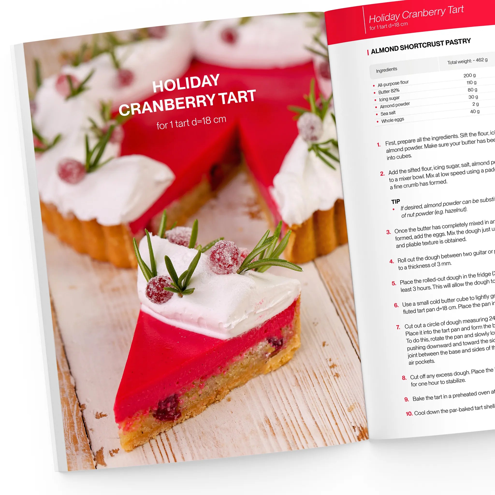 Holiday Cranberry Tart
