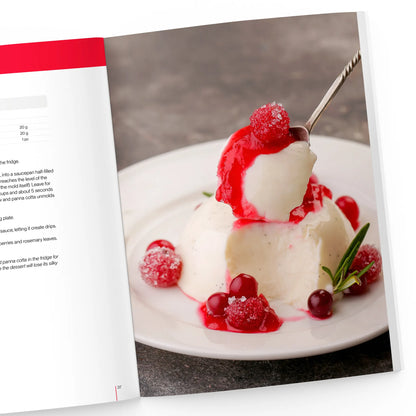 Panna Cotta with Cranberry Sause
recipe