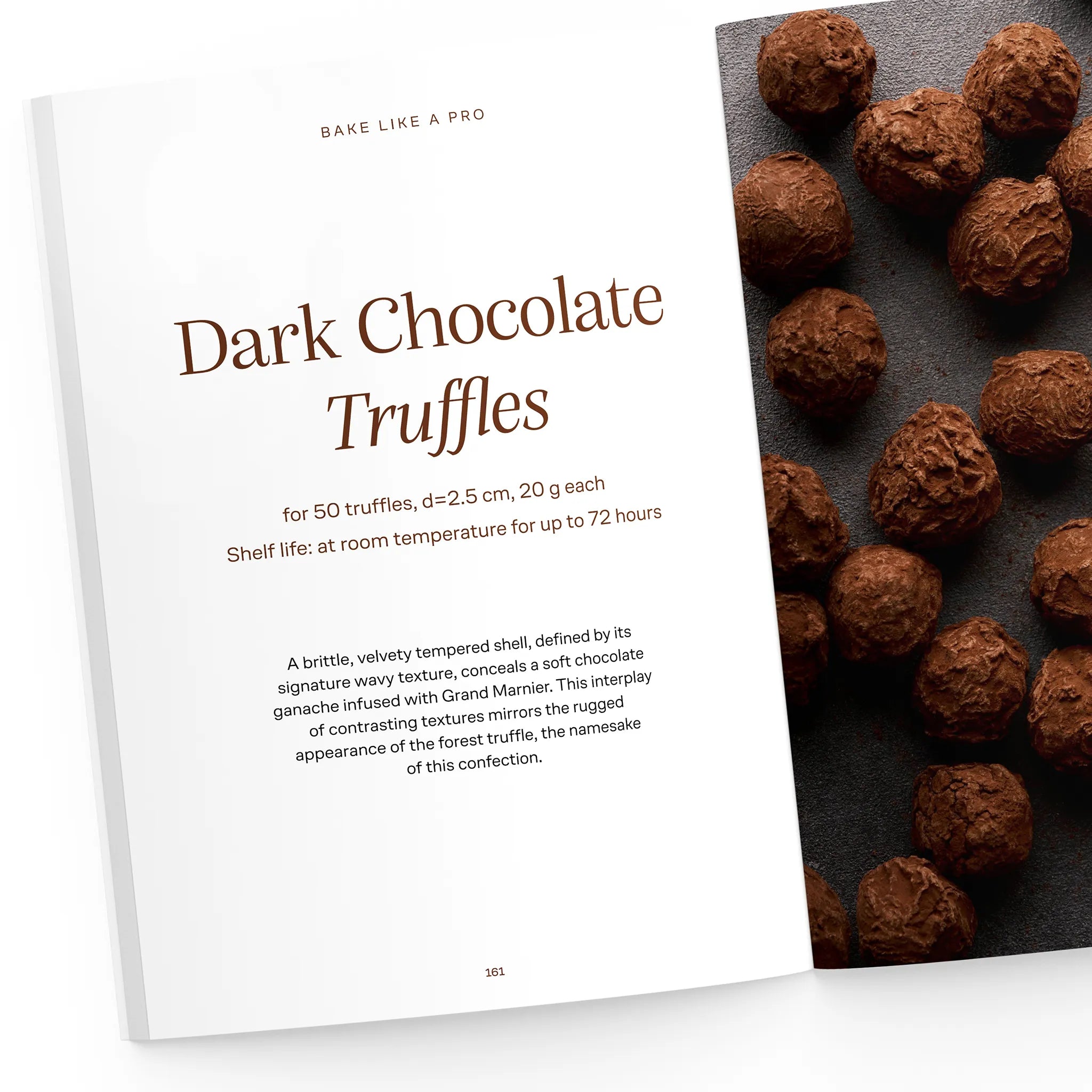 Dark chocolate truffles