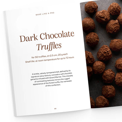 Dark chocolate truffles