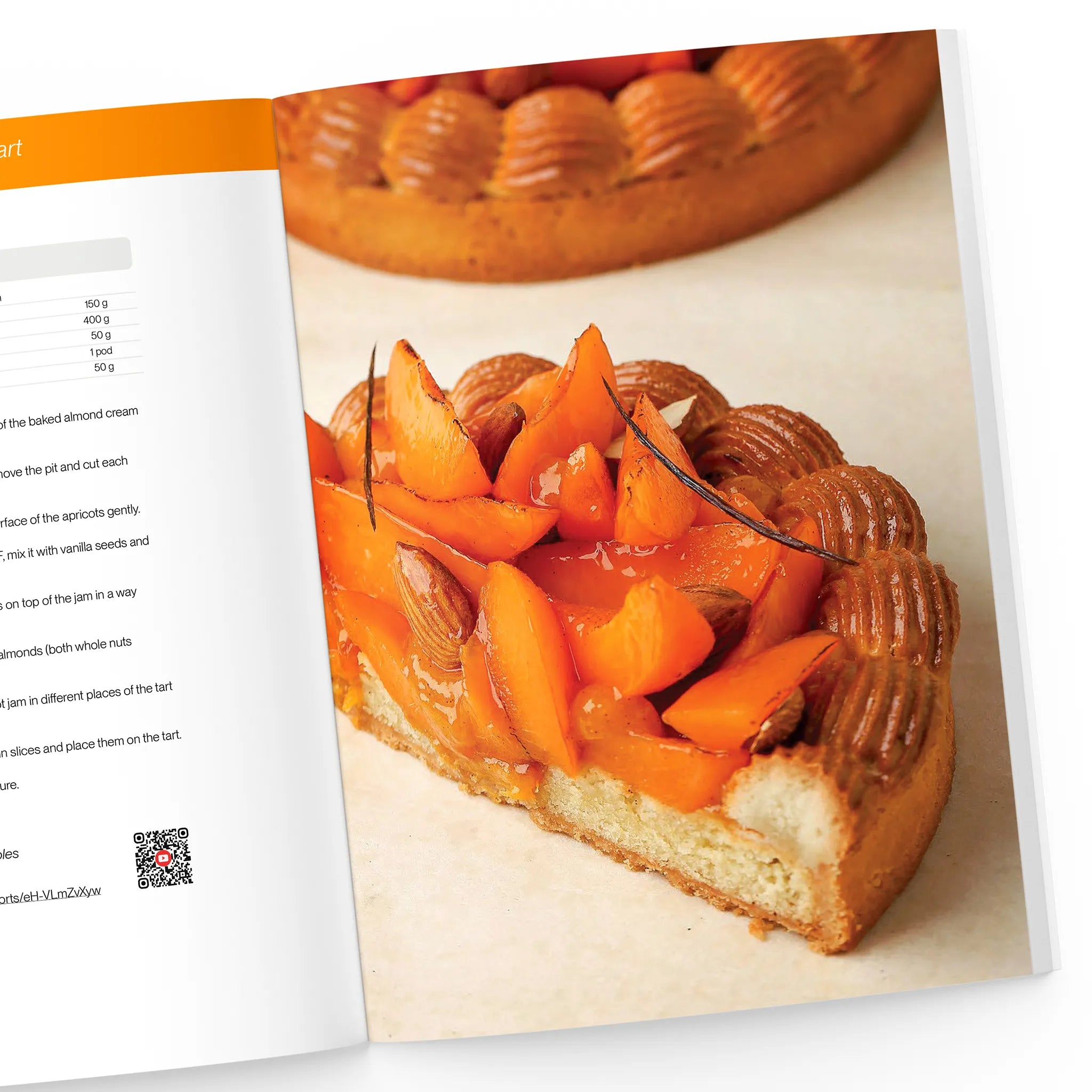 Apricot and marzipan tart recipe