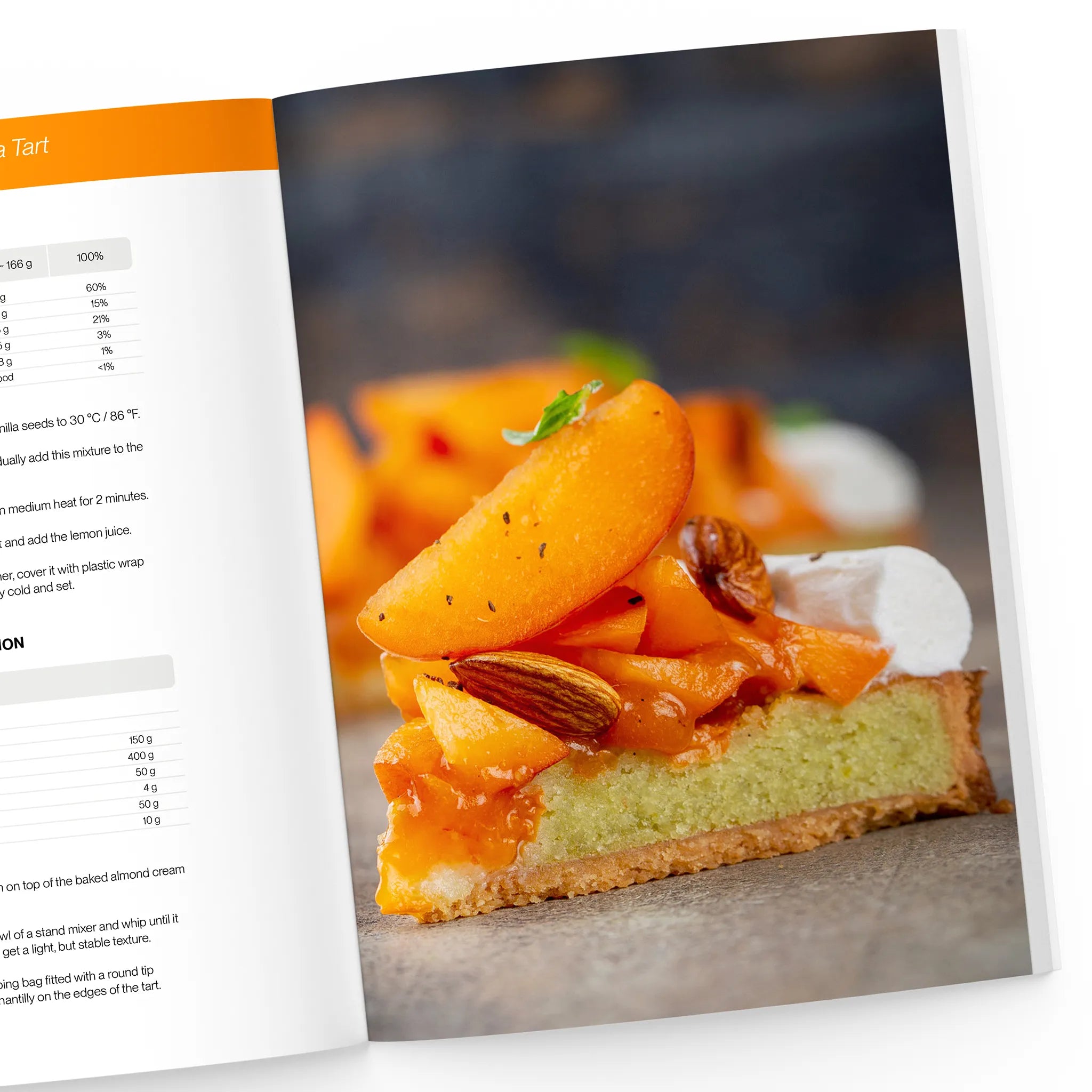 Apricot, basil, and vanilla tart recipe