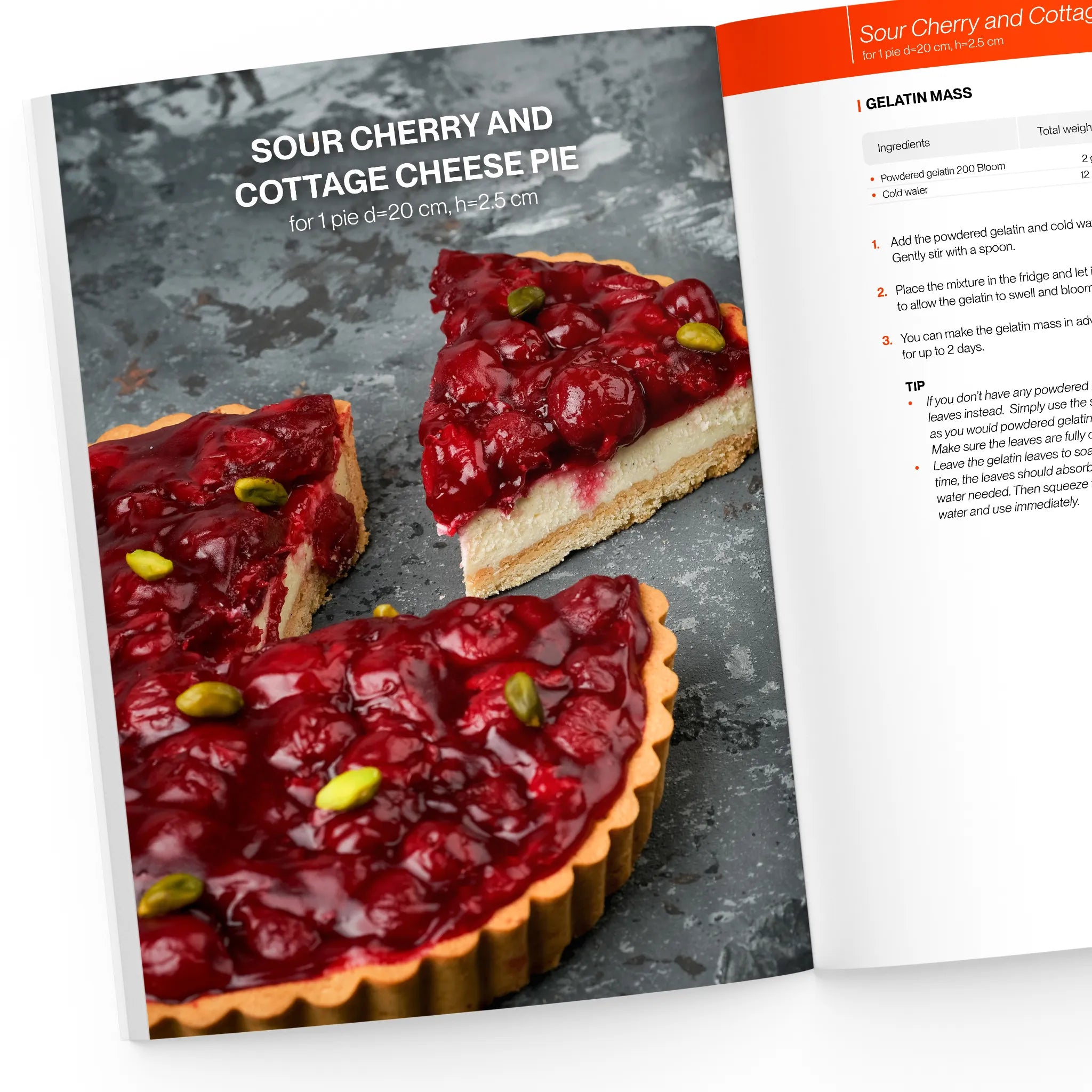 Sour Cherry and Cottage Cheese Pie