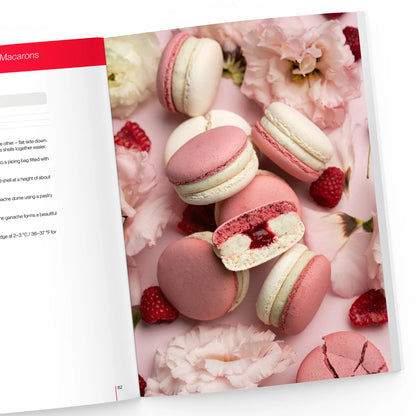 Yogurt, Vanilla, and Berry Macarons recipe