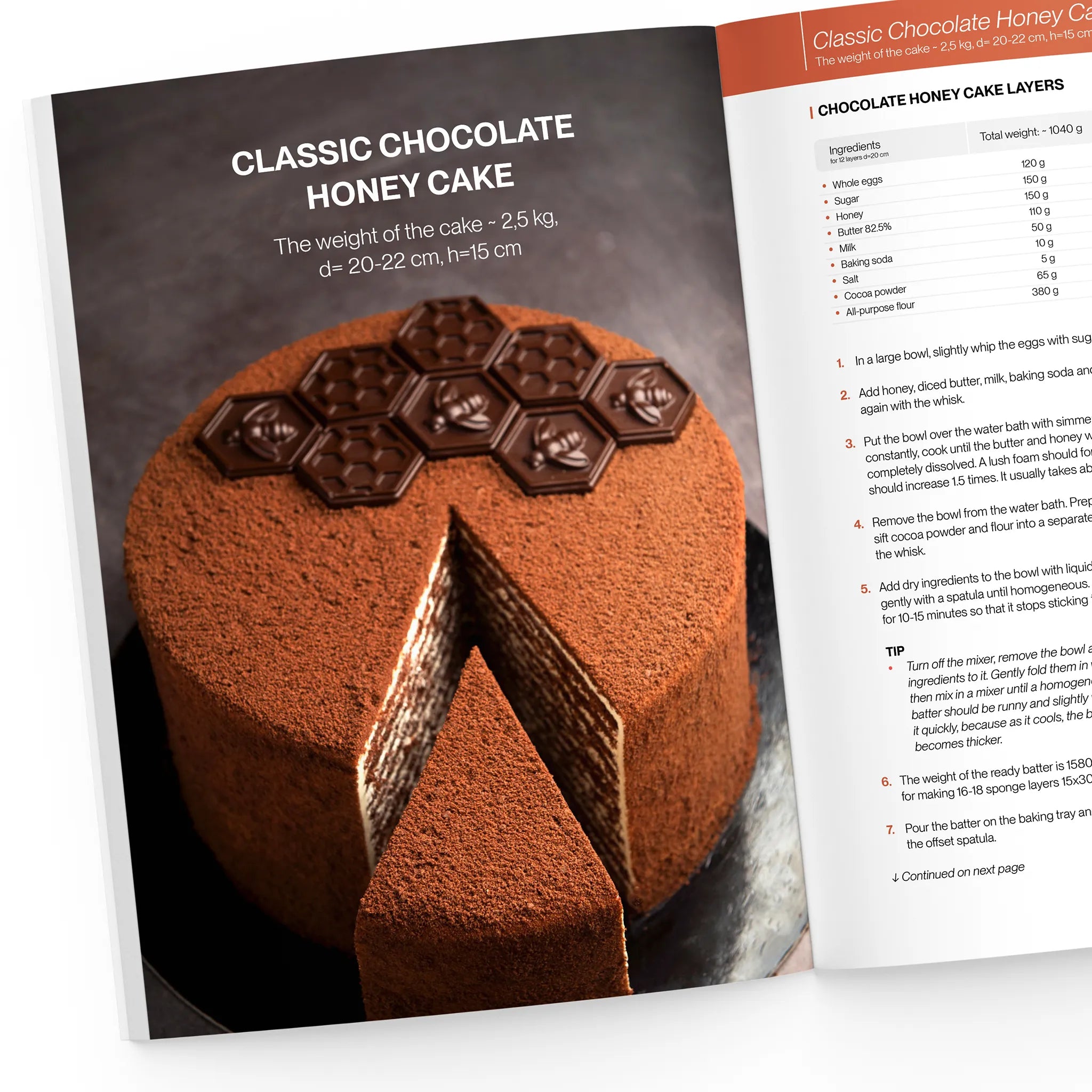 Chocolate honey cake
