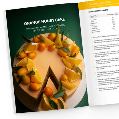 Orange honey cake
