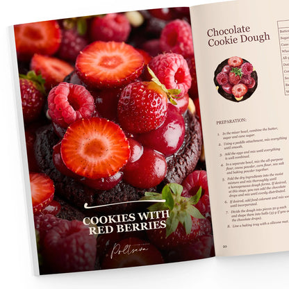 Cookies with red berries