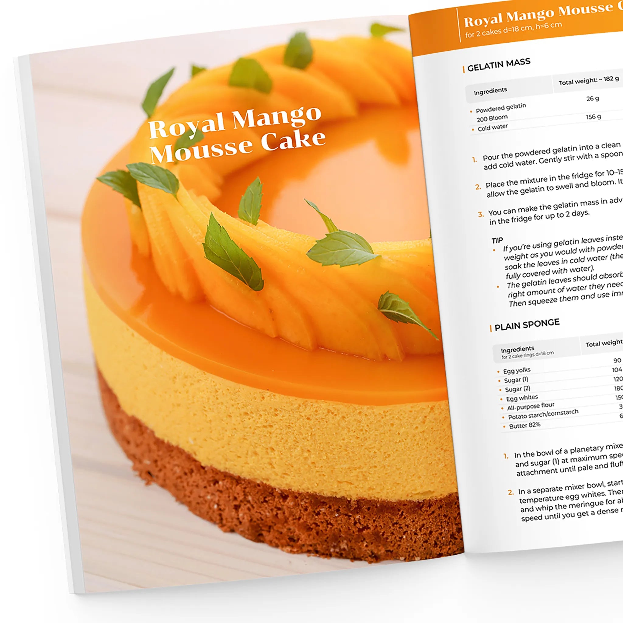 Royal Mango Mousse Cake