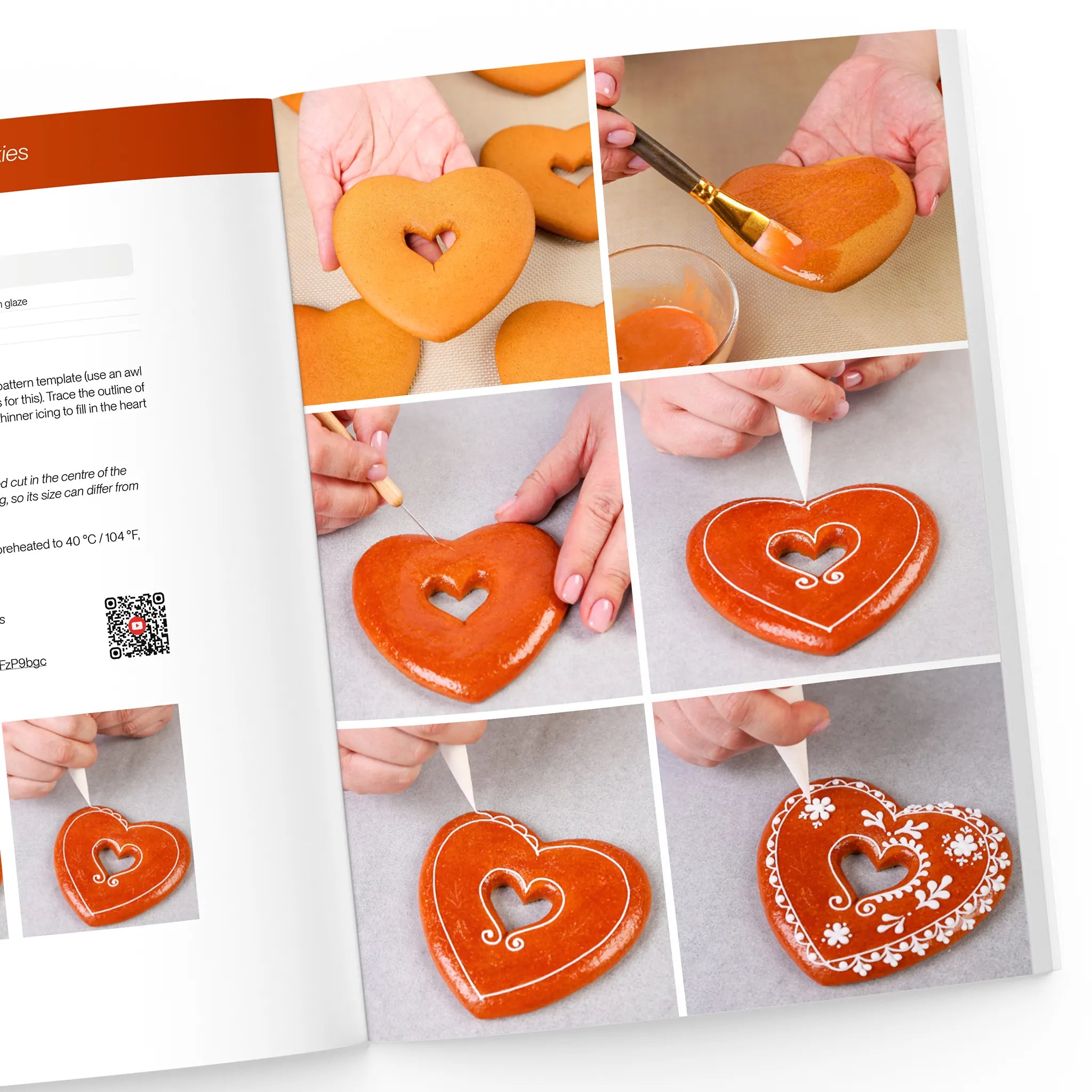 Gingerbread Heart Cookies 