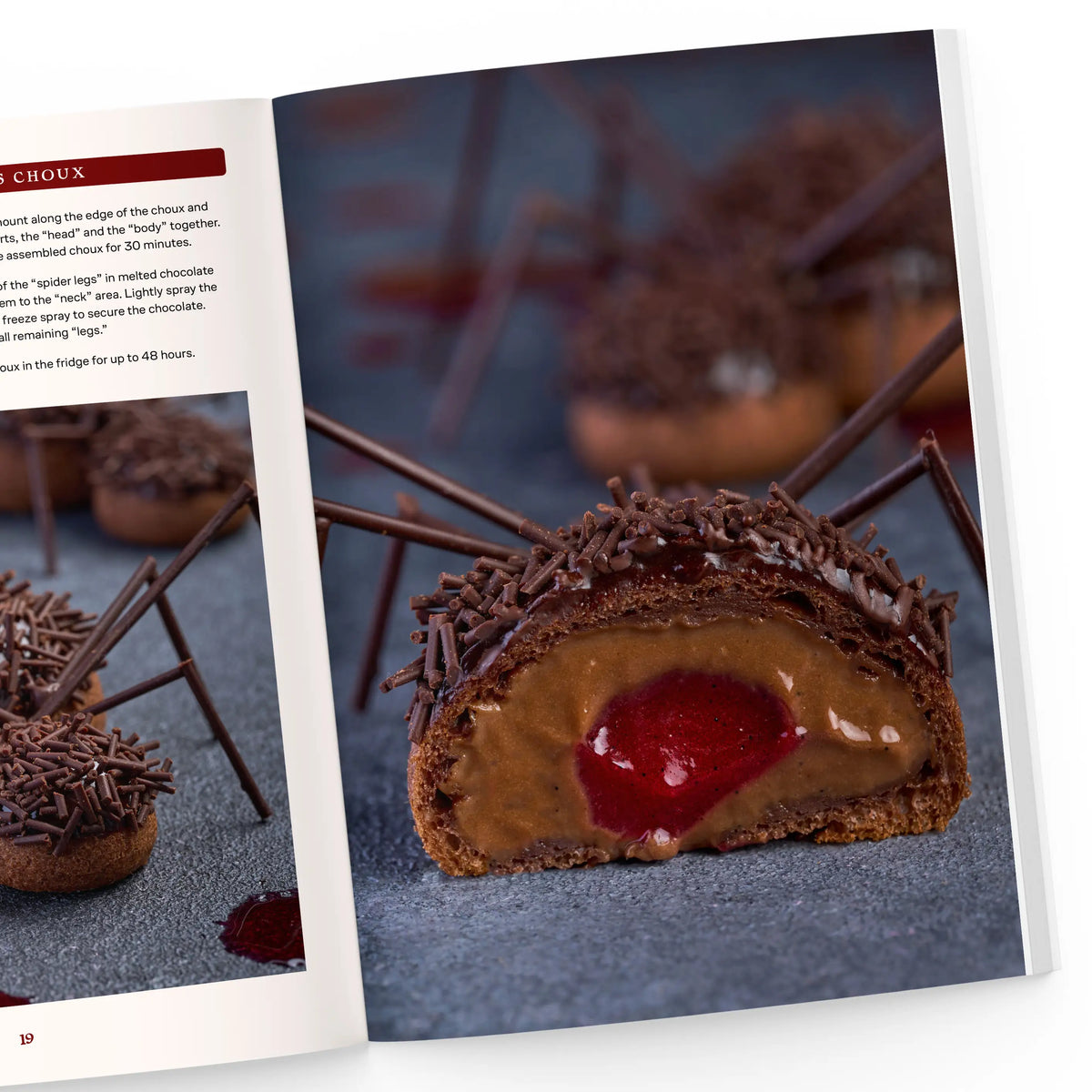 Chocolate Spiders Choux